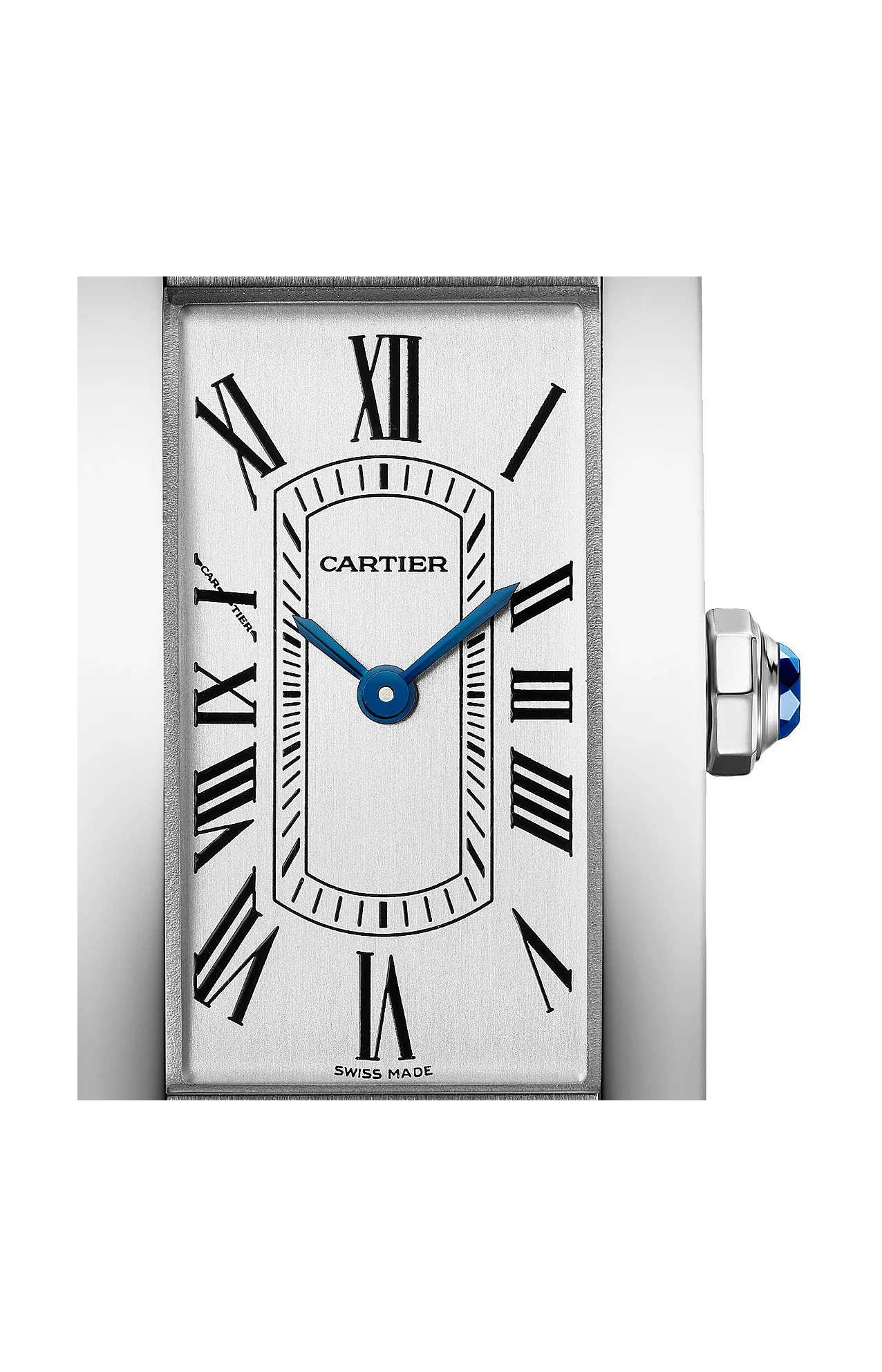 Cartier | TANK AM&Eacute;RICAINE, MODELLO PICCOLO, ACCIAIO, QUARZO - WSTA0117 (2)