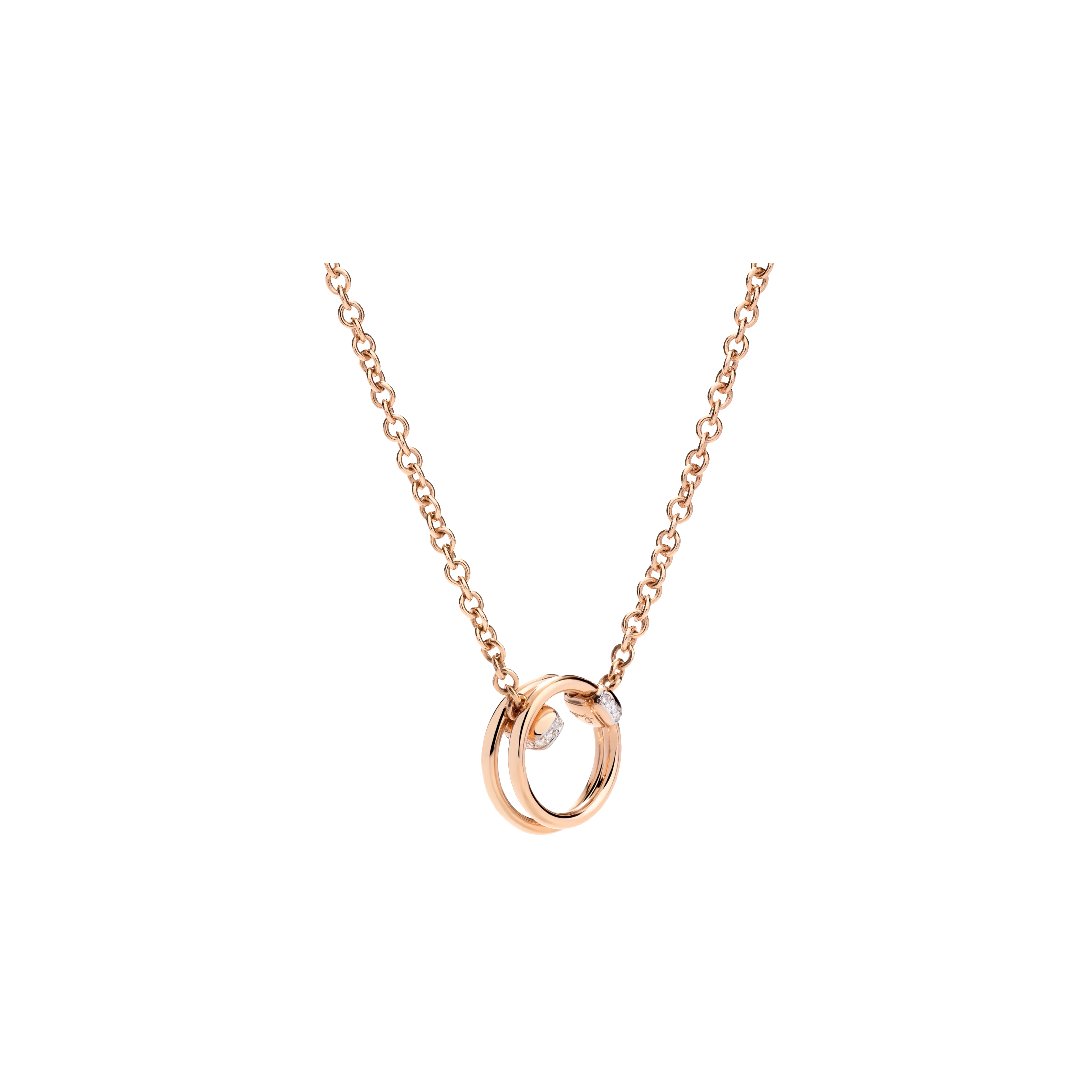 Pomellato | COLLANA CON PENDENTE POMELLATO TOGETHER IN ORO ROSA E DIAMANTI - PCC4012O7WHRDB000 (1)
