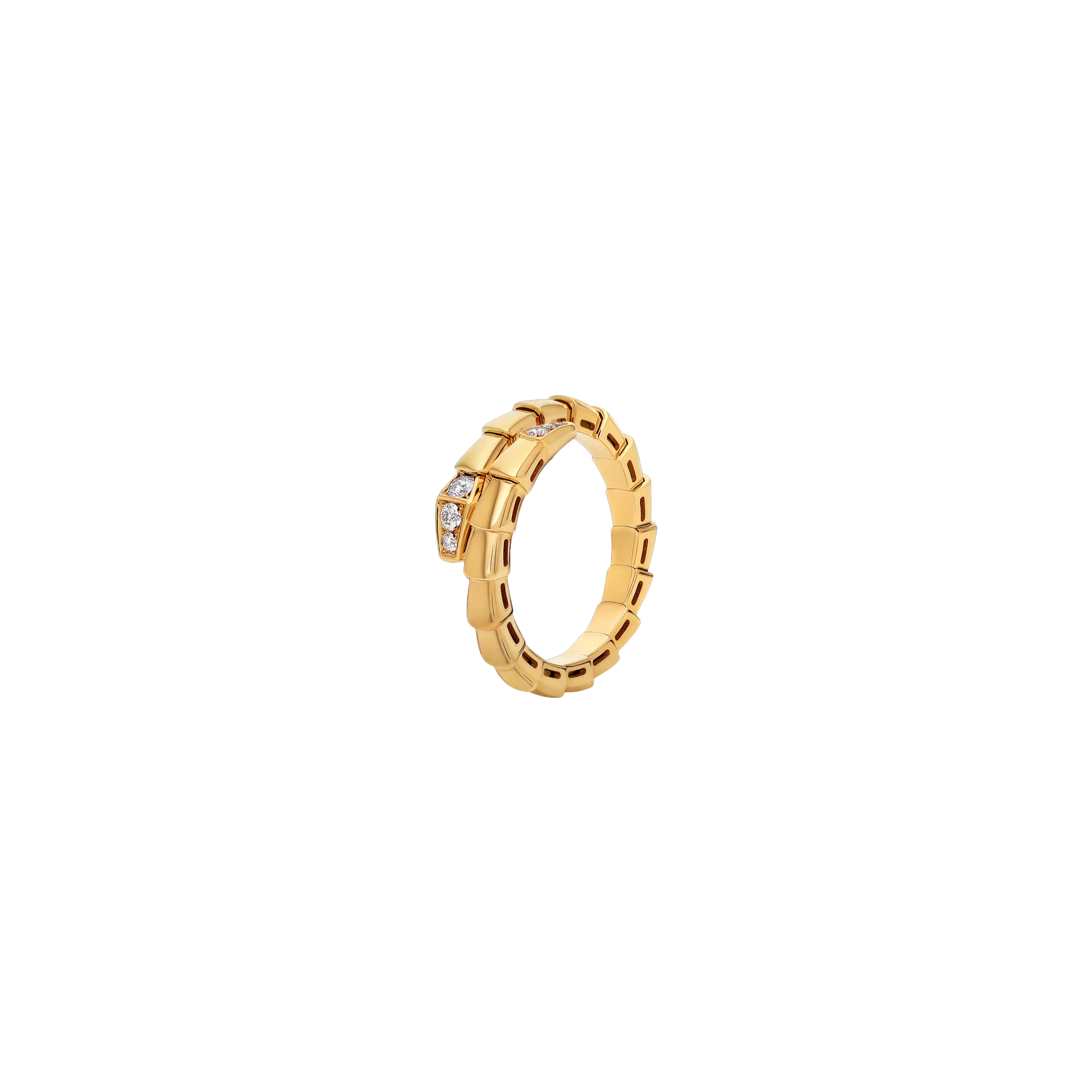 Bulgari | ANELLO SERPENTI VIPER IN ORO GIALLO CON DIAMANTI - AN859916 (1)