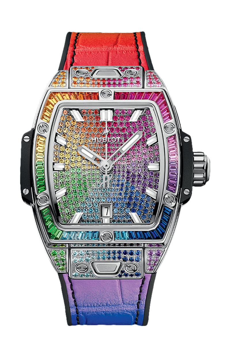 Hublot | SPIRIT OF BIG BANG STEEL RAINBOW 32 MM - 682.SX.9900.LR.0999 (1)