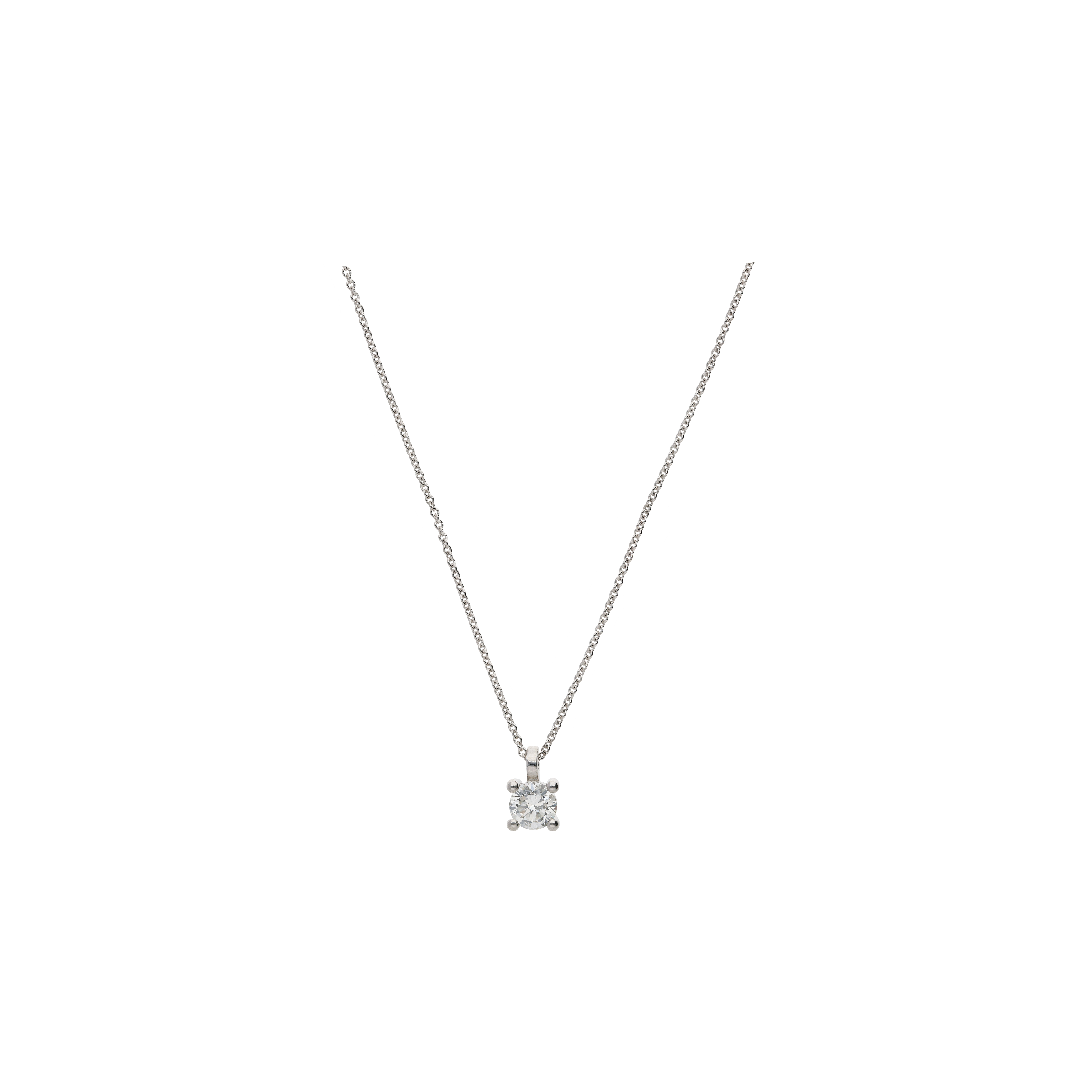 Bartorelli Italian Jewels | COLLANA IN ORO BIANCO E DIAMANTE BIANCO CERTIFICATO HRD - 024-0481 (1)