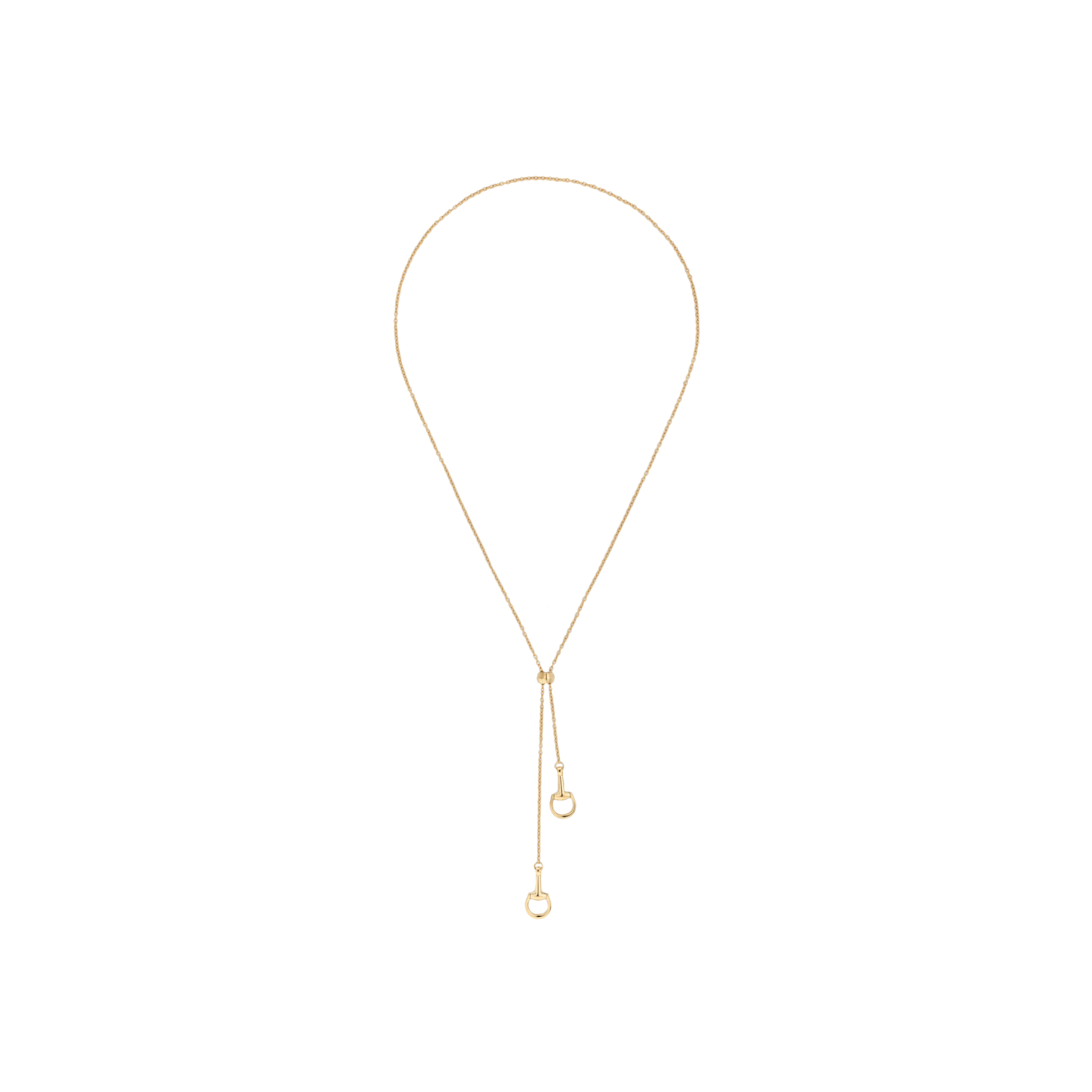 Gucci | COLLANA  HORSEBIT SCORREVOLE IN ORO GIALLO - YBB795850001 (1)