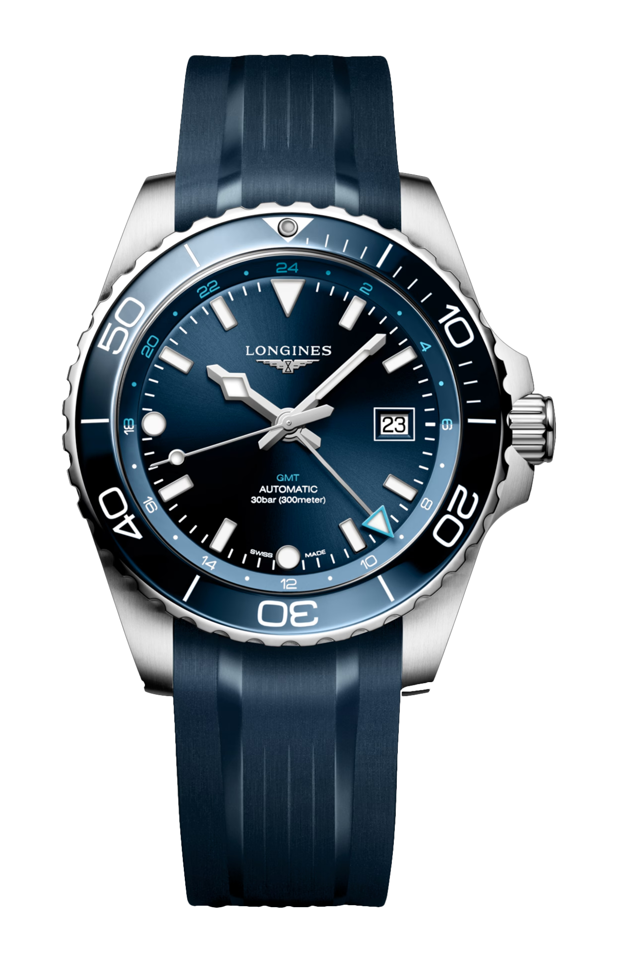 Longines | HYDRONOCQUEST GMT 43 MM - L3.890.4.96.9 (1)