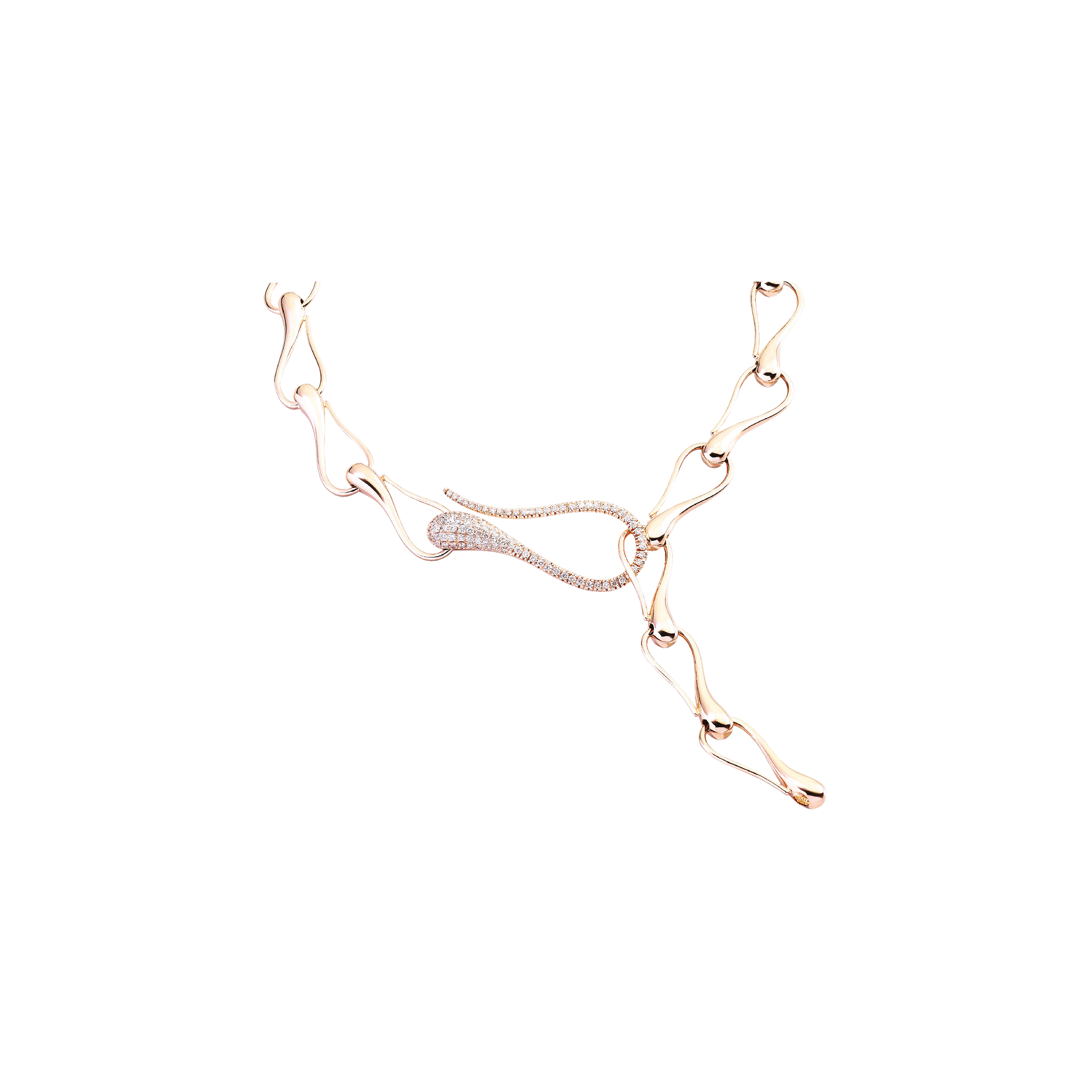 Dada Arrigoni | COLLANA ELIKA IN ORO ROSA E DIAMANTI - DEK01CARRDI (1)