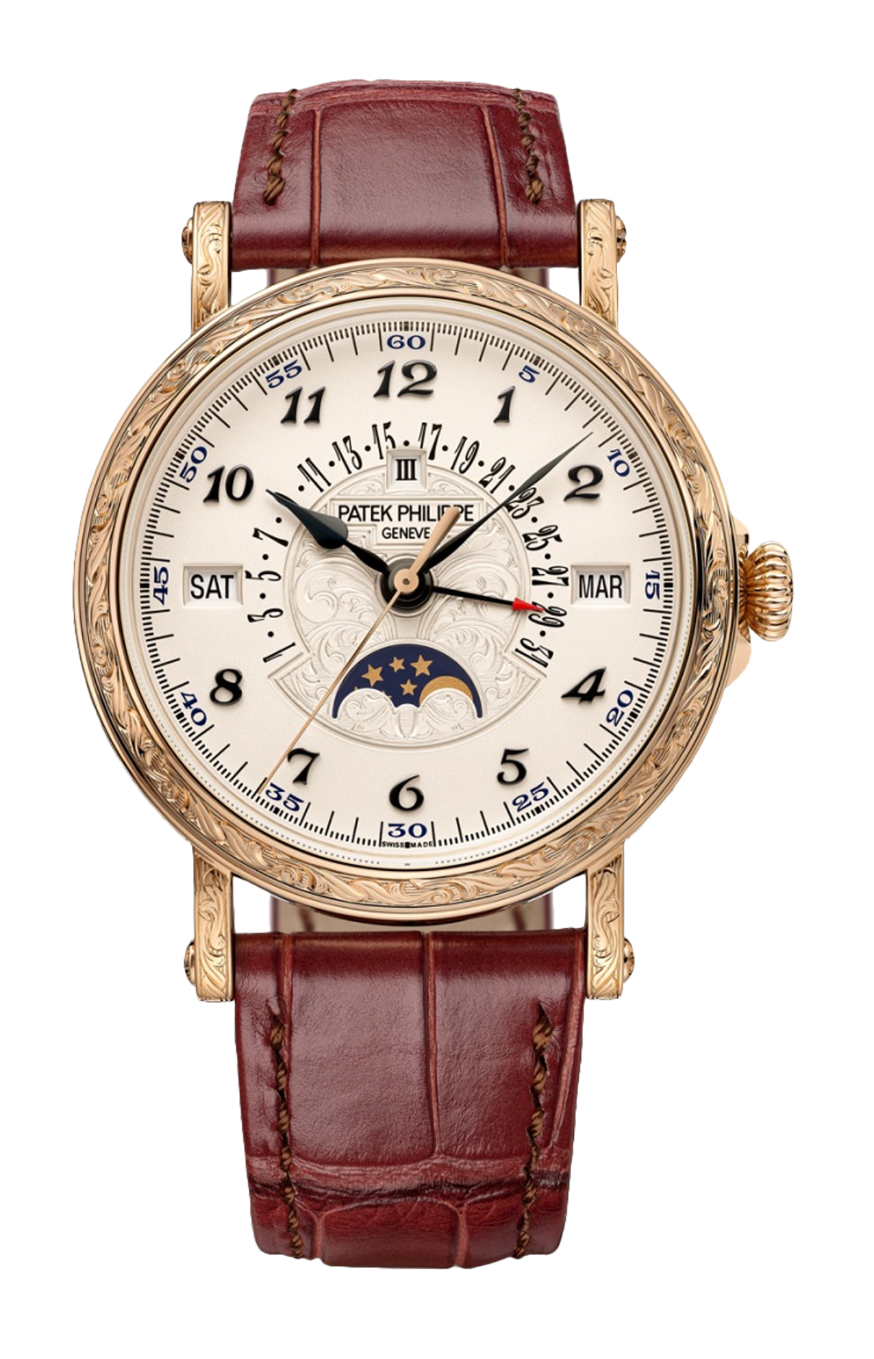 Patek Philippe | GRANDI COMPLICAZIONI CALENDARIO PERPETUO RETROGRADO, ALTO ARTIGIANATO, CARICA AUTOMATICA - 5160/500R-001 (1)