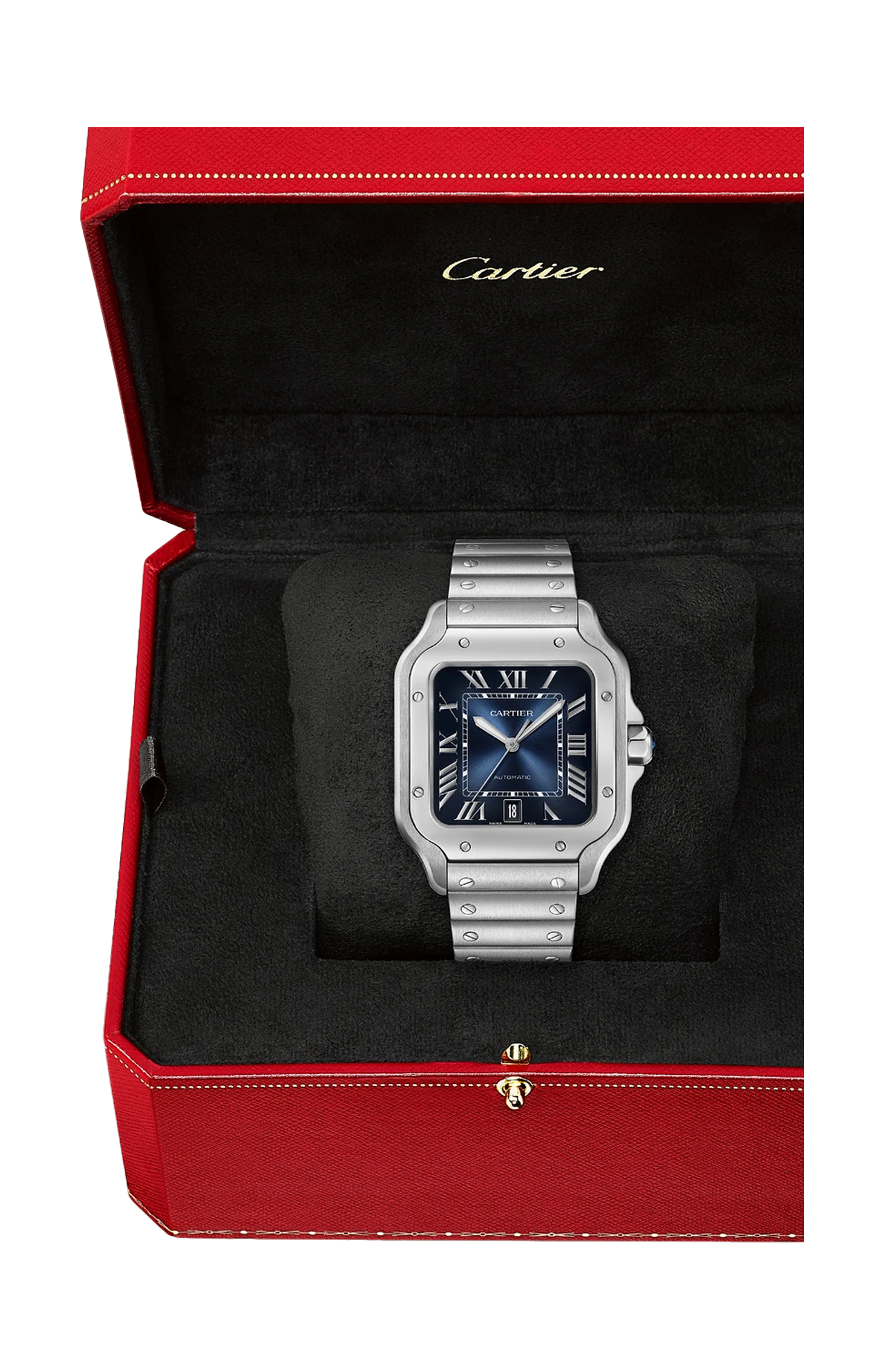 Cartier | SANTOS DE CARTIER, MODELLO GRANDE, ACCIAIO, AUTOMATICO - WSSA0071 (5)
