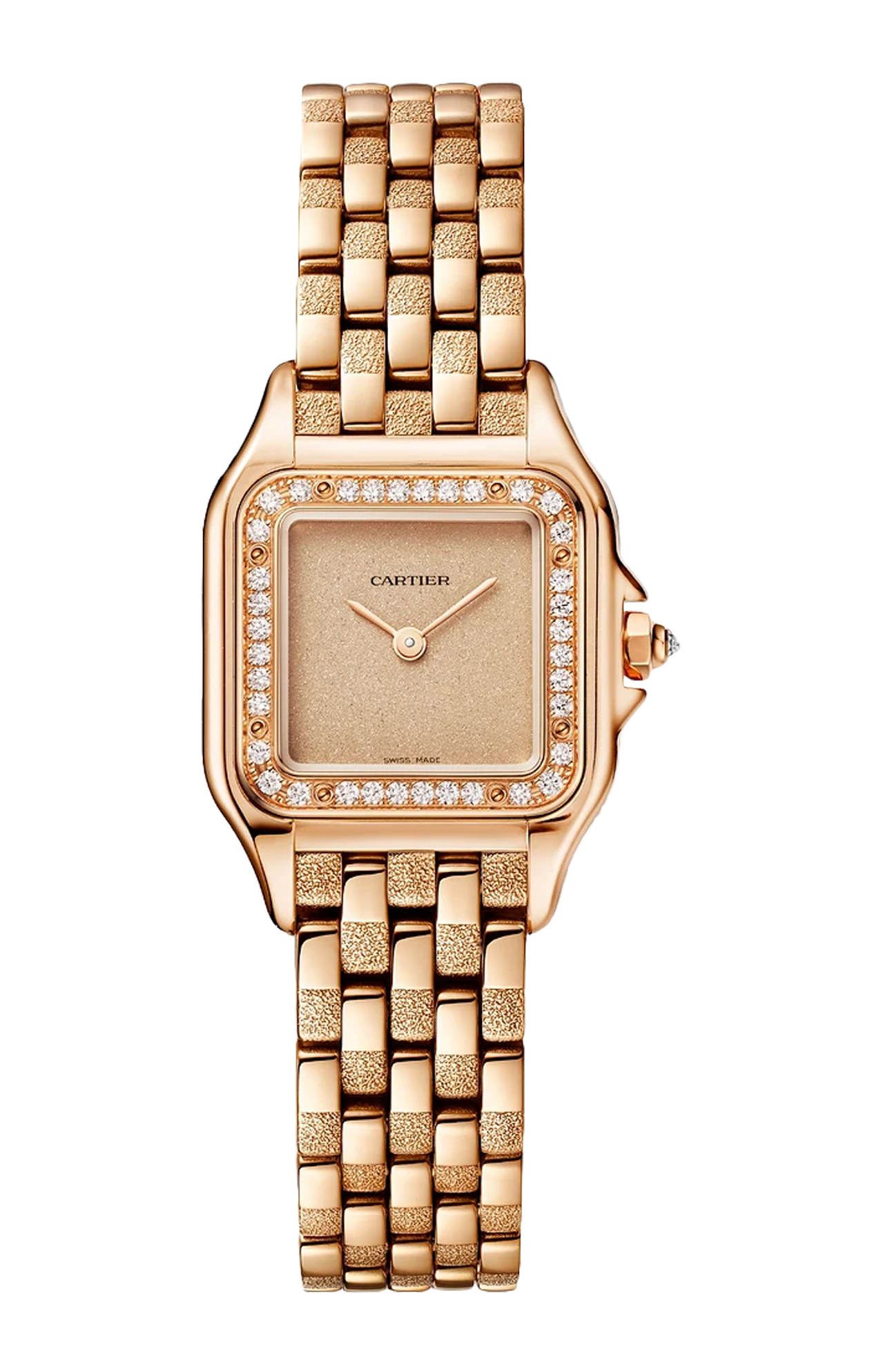 Cartier | PANTH&Egrave;RE DE CARTIER MODELLO PICCOLO, ORO ROSA, DIAMANTI, QUARZO - WJPN0058 (1)