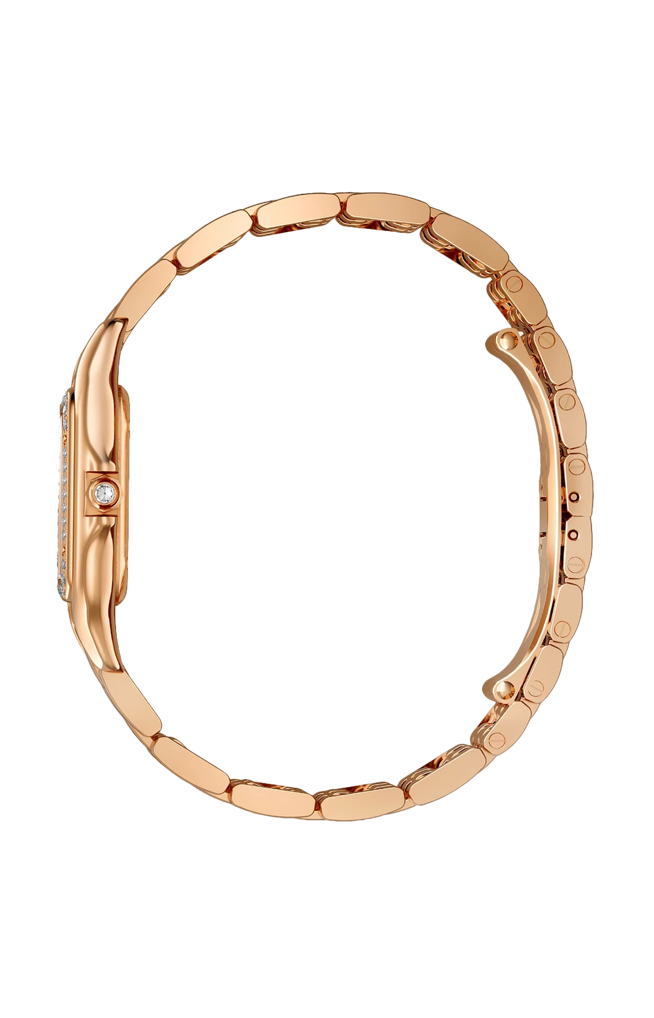 Cartier | PANTH&Egrave;RE DE CARTIER MODELLO PICCOLO, ORO ROSA, DIAMANTI, QUARZO - WJPN0091 (5)