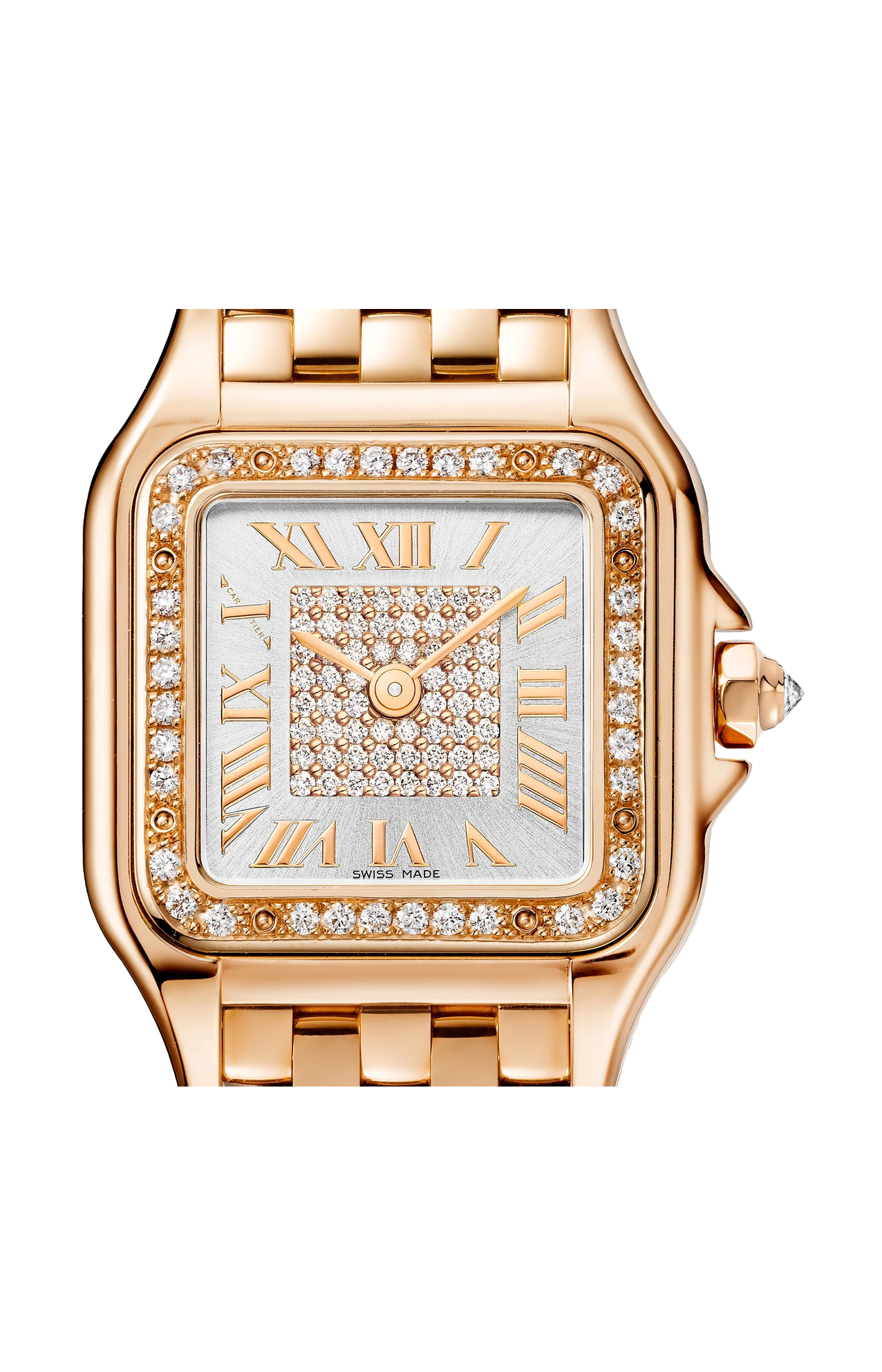 Cartier | PANTH&Egrave;RE DE CARTIER MODELLO PICCOLO, ORO ROSA, DIAMANTI, QUARZO - WJPN0091 (7)