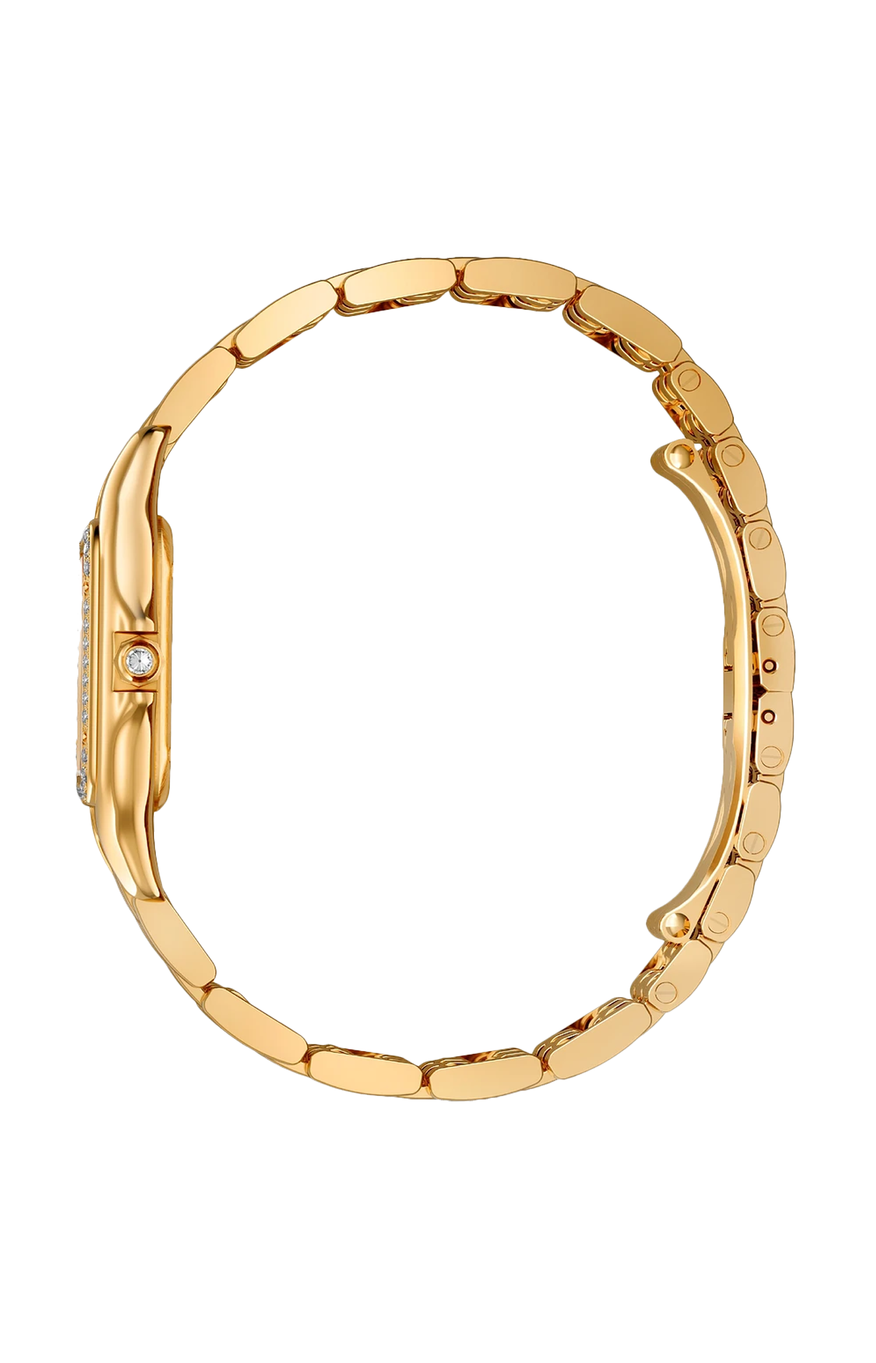 Cartier | PANTH&Egrave;RE DE CARTIER, MODELLO MEDIO, ORO GIALLO, DIAMANTI, QUARZO - WJPN0093 (3)