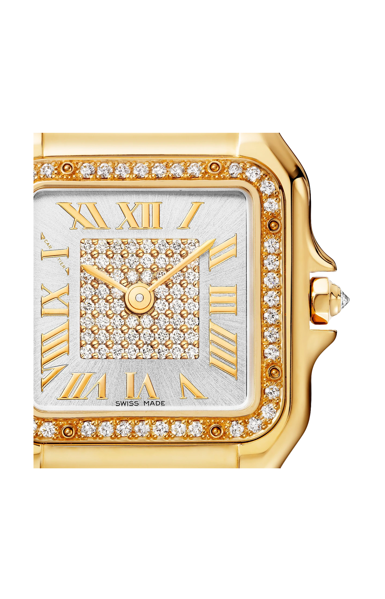 Cartier | PANTH&Egrave;RE DE CARTIER, MODELLO MEDIO, ORO GIALLO, DIAMANTI, QUARZO - WJPN0093 (5)