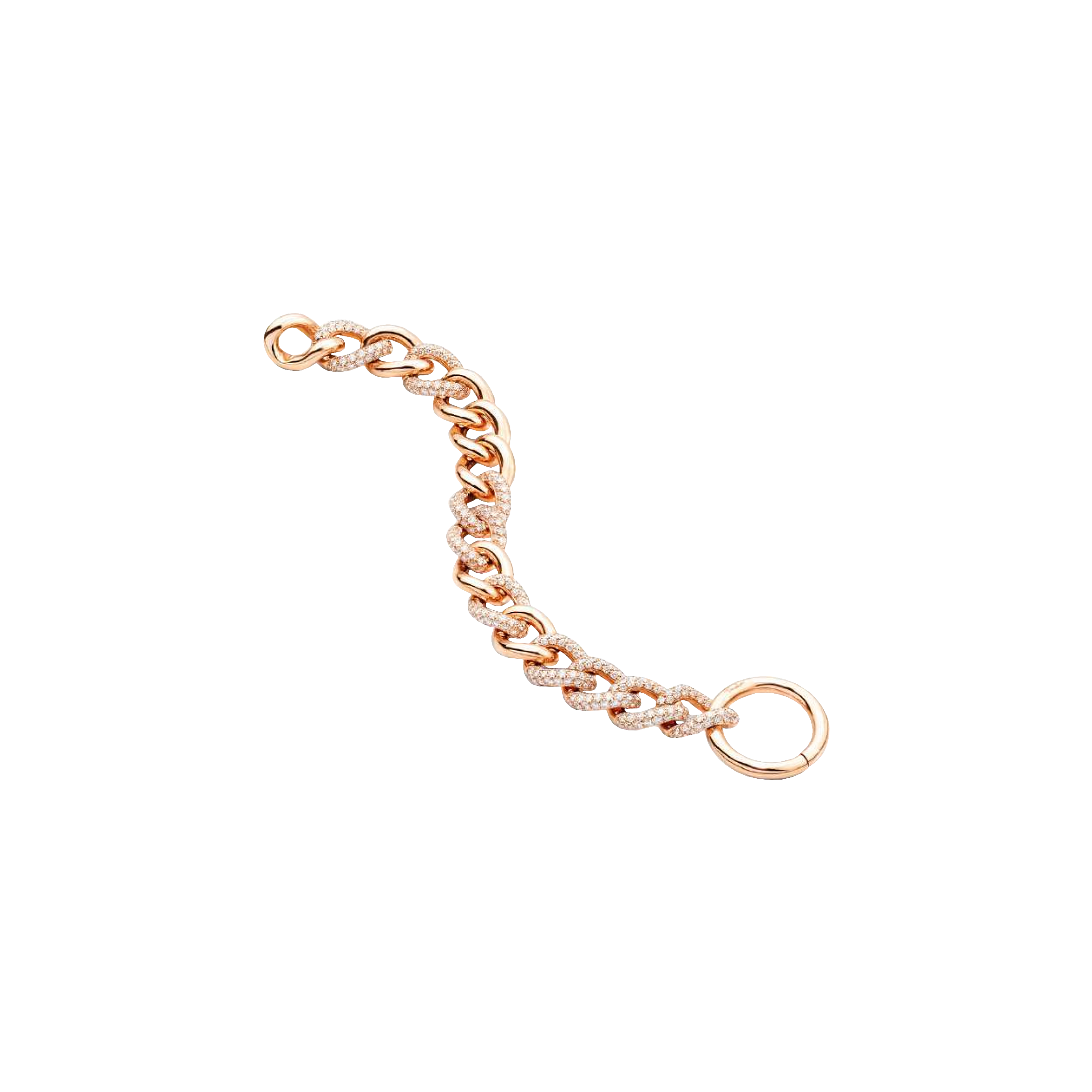 Pomellato | BRACCIALE CATENE IN ORO ROSA CON DIAMANTI - PBC1013O7000DB000 (1)