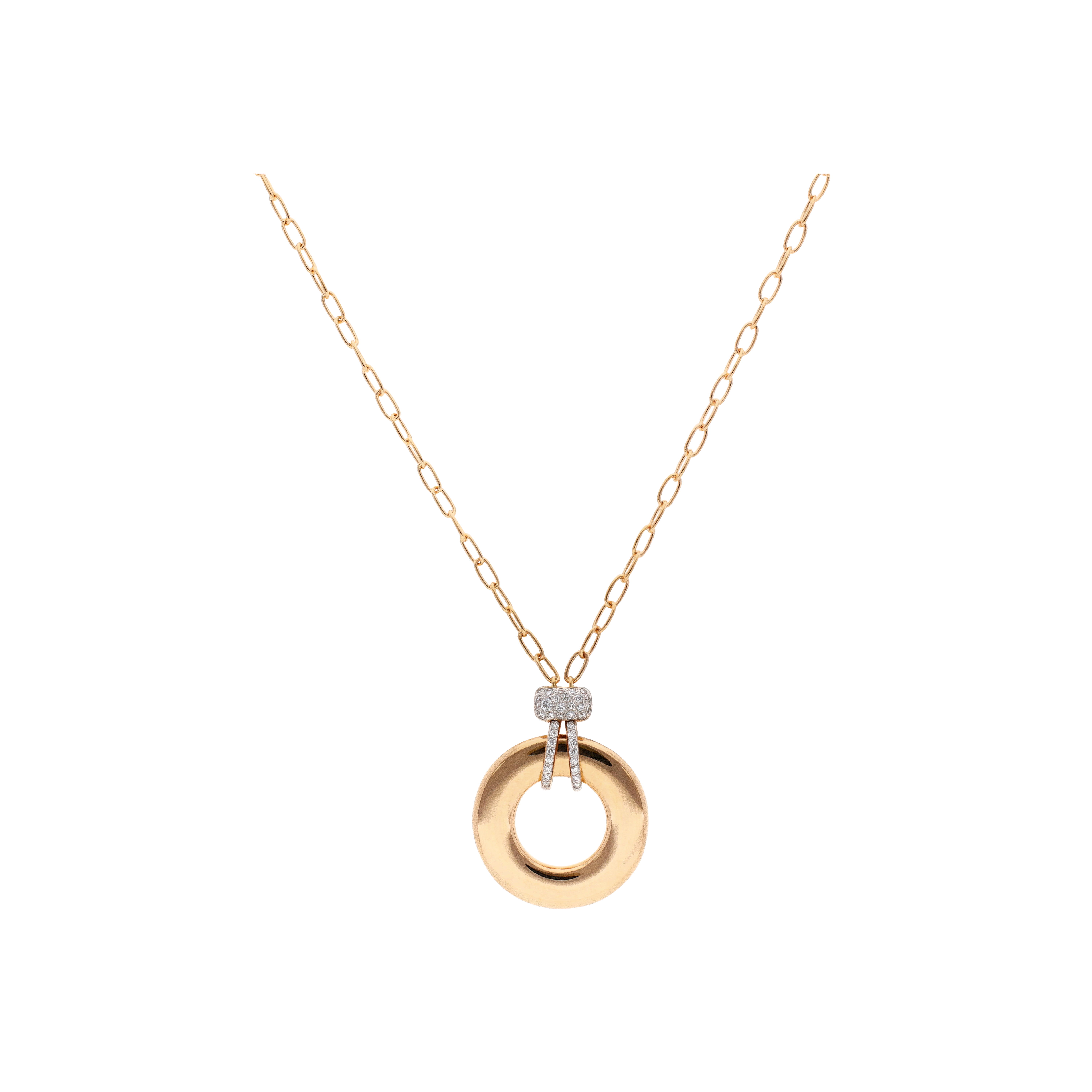 Pomellato | COLLANA CON PENDENTE ICONICA IN ORO ROSA E DIAMANTI - PCC4040O7WHRDB000 (1)