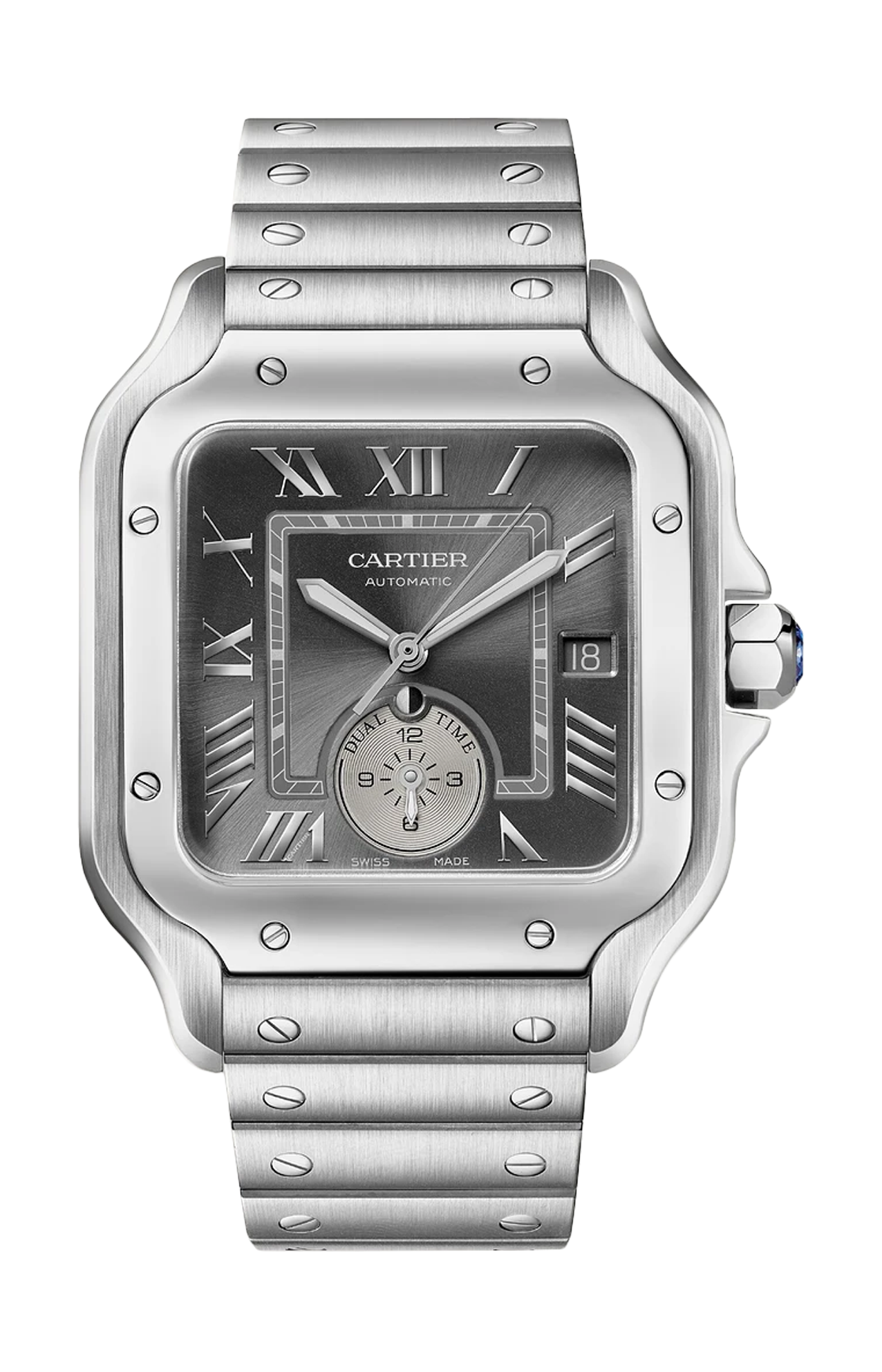 Cartier | SANTOS DE CARTIER, MODELLO GRANDE, ACCIAIO, AUTOMATICO - WSSA0076 (1)