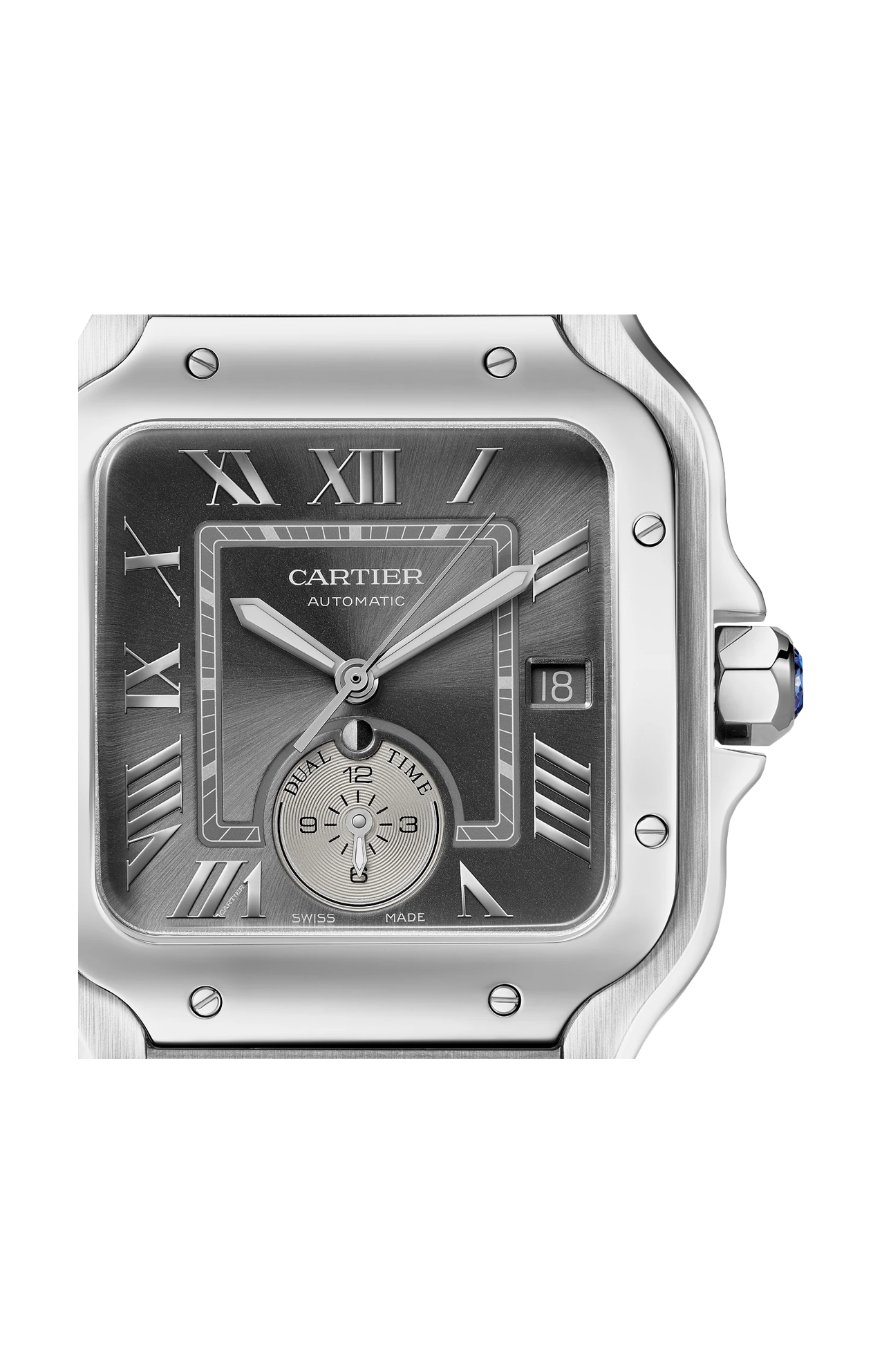 Cartier | SANTOS DE CARTIER, MODELLO GRANDE, ACCIAIO, AUTOMATICO - WSSA0076 (3)
