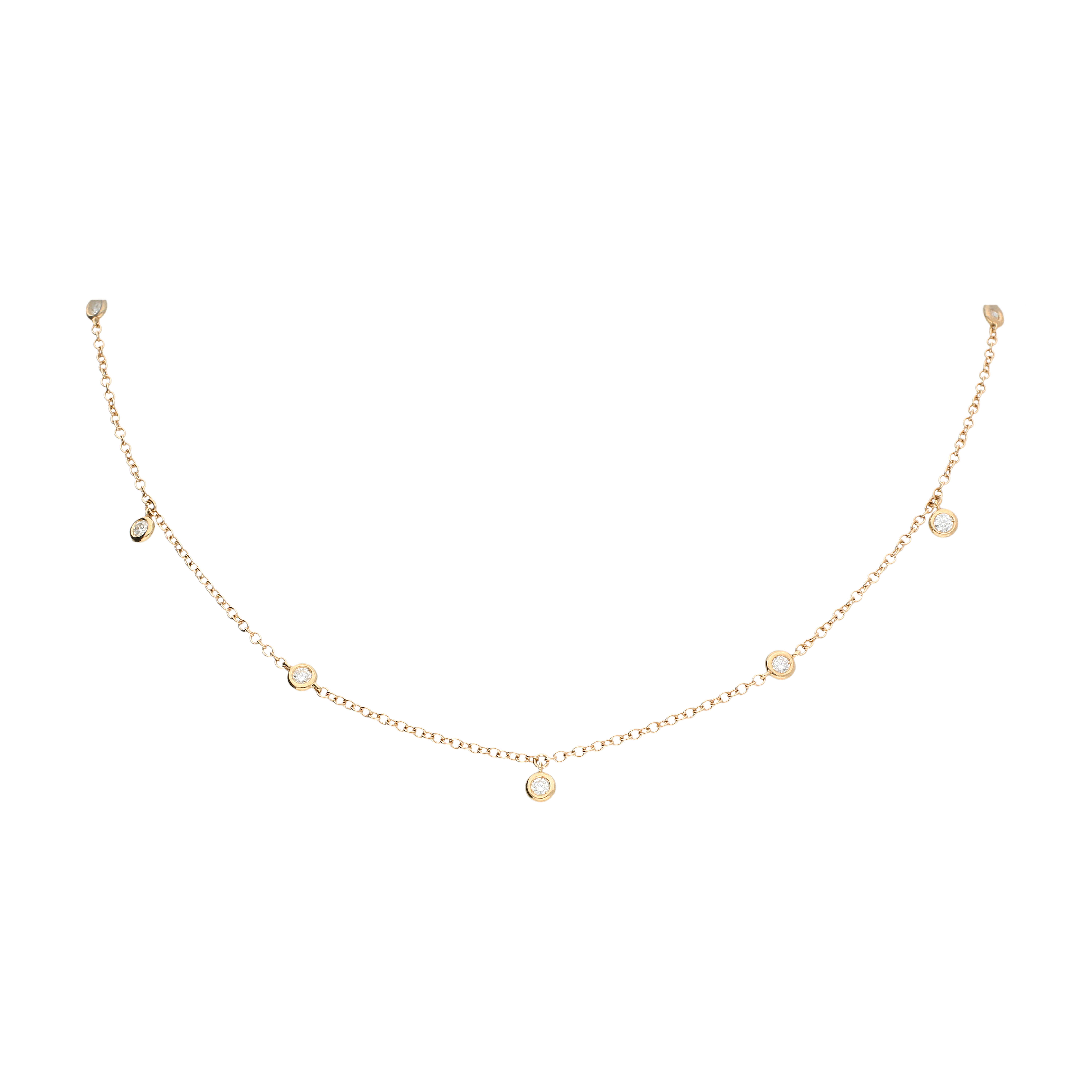 Bartorelli Italian Jewels | Collana girocollo in oro rosa e diamanti bianchi - COSAV5037BWXX (1)