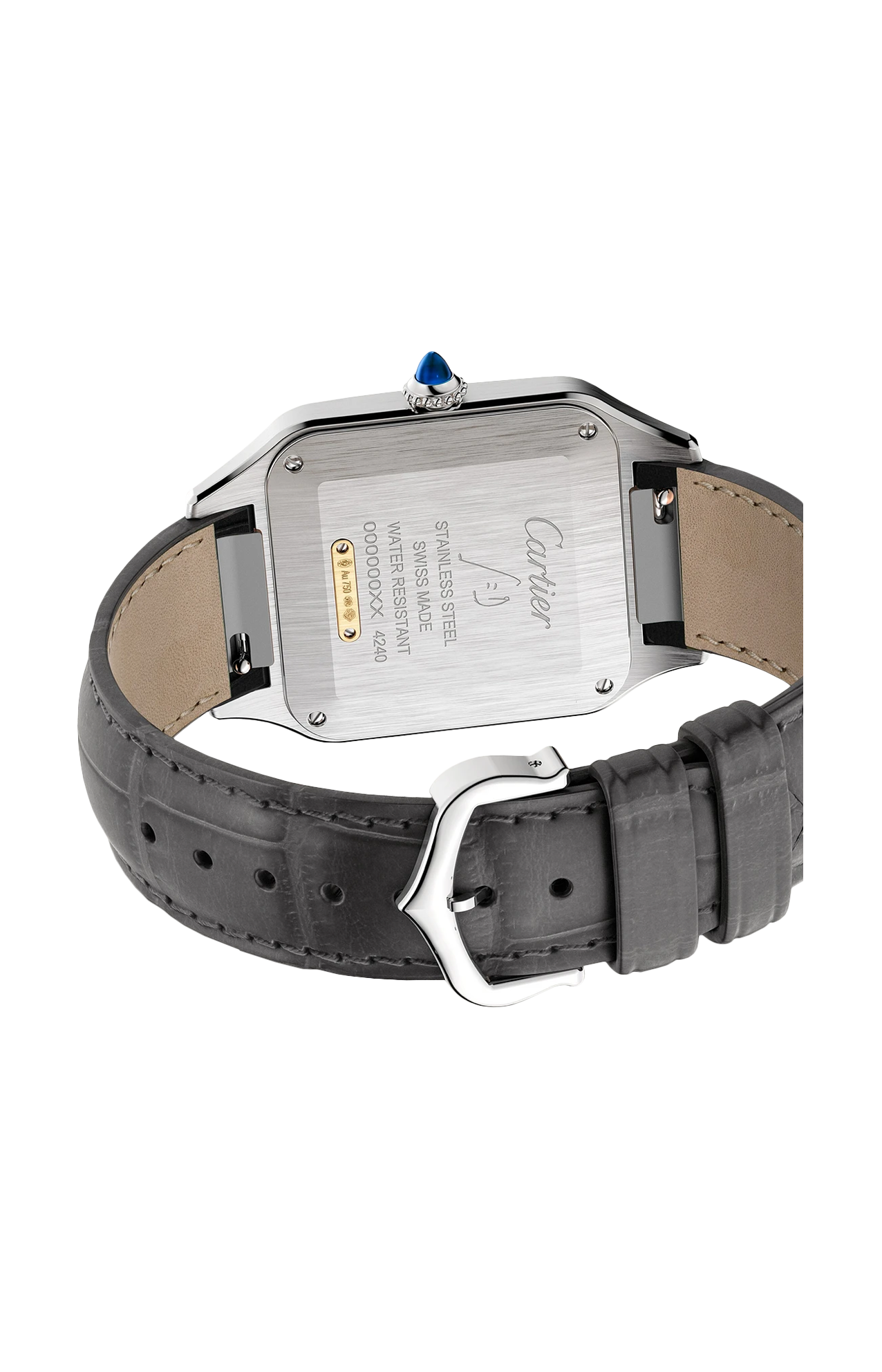 Cartier | SANTOS-DUMONT, MODELLO GRANDE, ACCIAIO, ORO GIALLO, QUARZO - W2SA0036 (2)