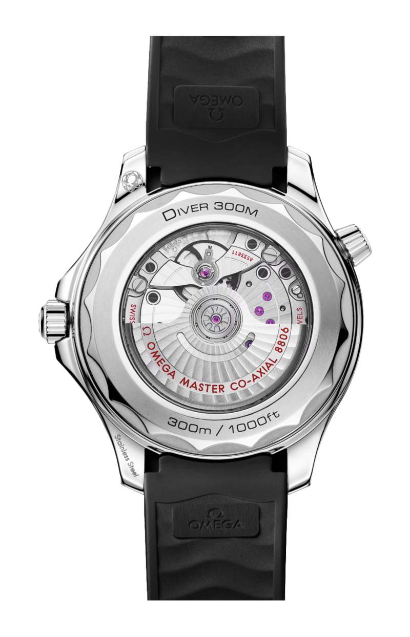 Omega | SEAMASTER DIVER 300M 42 MM, ACCIAIO SU CAUCCI&Ugrave; - 210.32.42.20.01.003 (2)