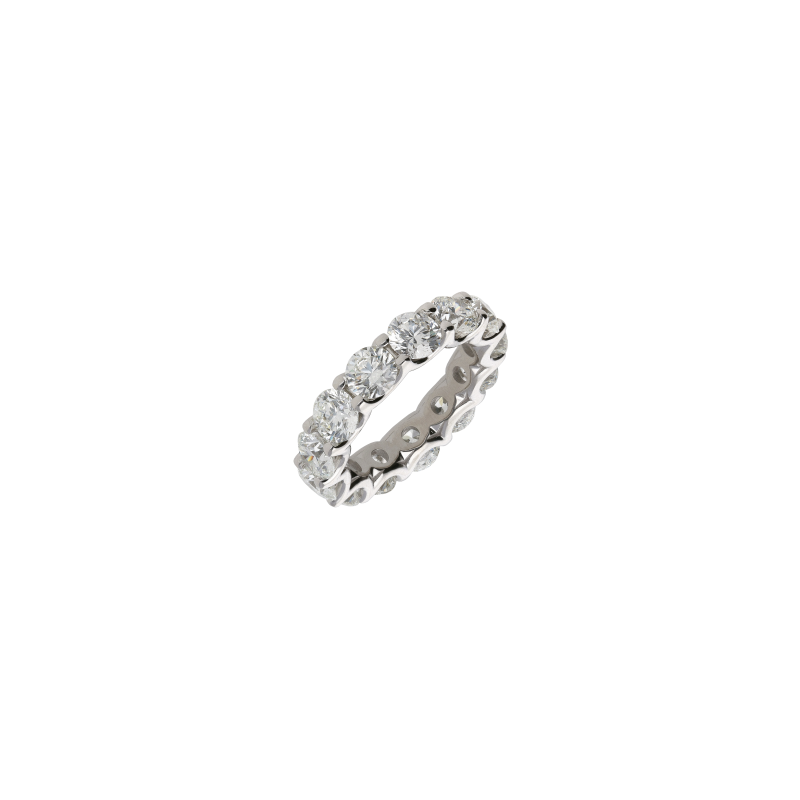 Bartorelli Italian Jewels | ANELLO VERETTA IN ORO BIANCO CON DIAMANTI CERTIFICATI - BAAN253 (1)