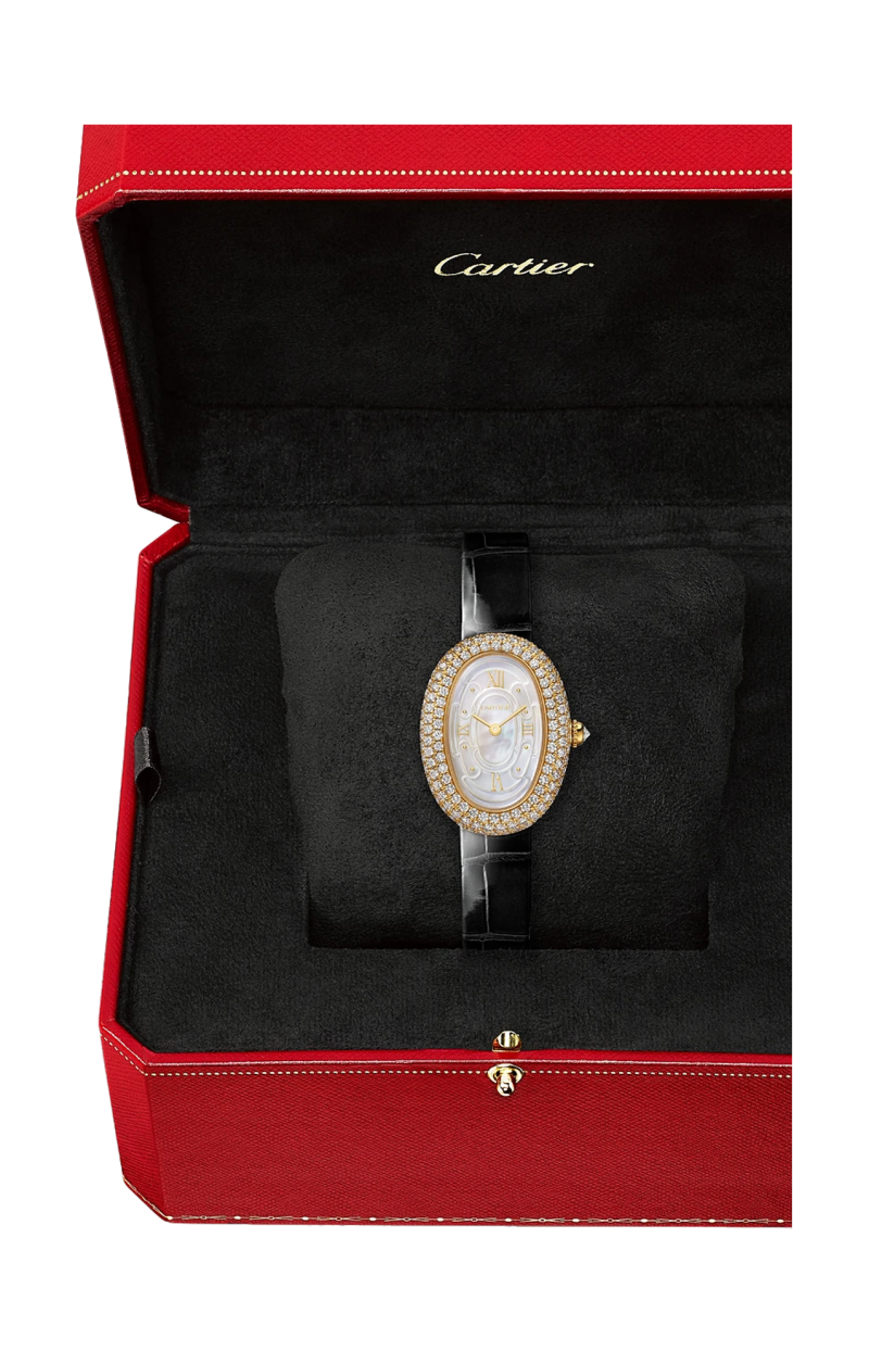 Cartier | BAIGNOIRE MODELLO PICCOLO, ORO GIALLO, DIAMANTI, QUARZO - WJBA0043 (3)
