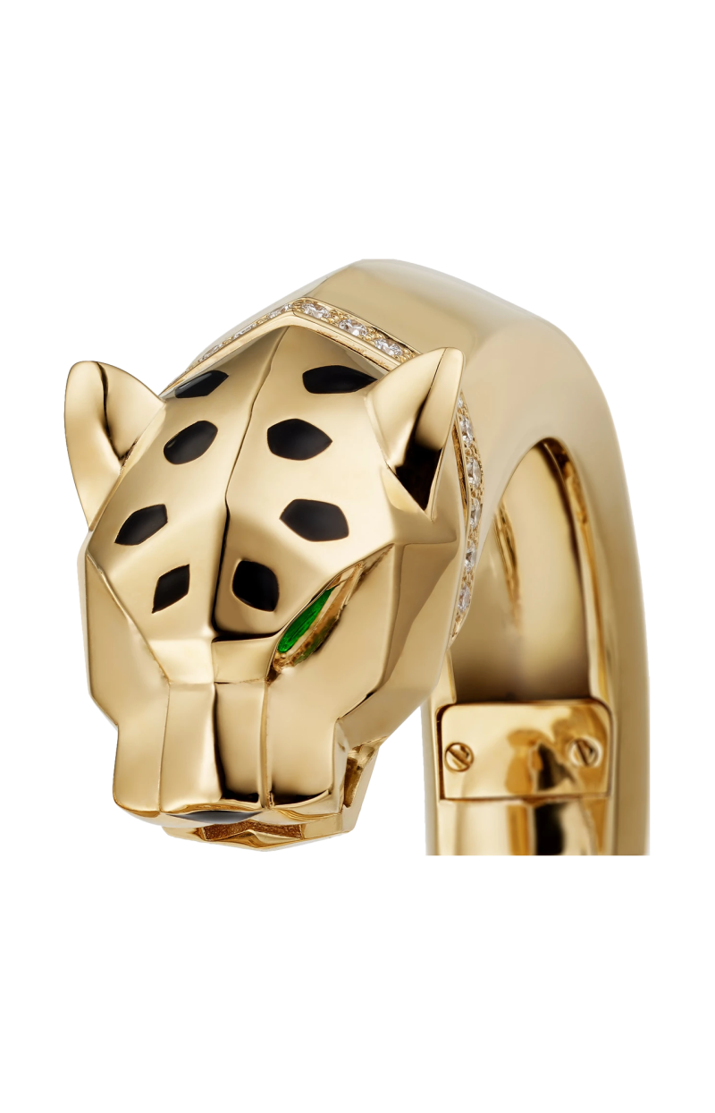 Cartier | LA PANTH&Egrave;RE DE CARTIER 18 MM, MISURA 16, QUARZO, ORO GIALLO, DIAMANTI - HPI01743 (2)