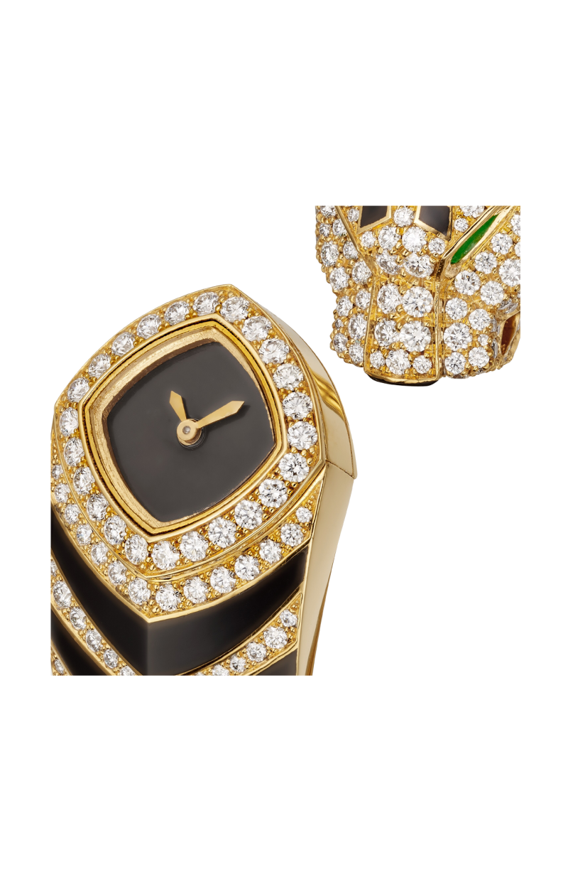 Cartier | LA PANTH&Egrave;RE DE CARTIER, MISURA 18, ORO GIALLO, DIAMANTI, SMERALDO, QUARZO - HPI01748 (2)