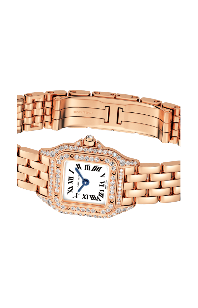 Cartier | PANTH&Egrave;RE DE CARTIER, MODELLO MINI, ORO ROSA, DIAMANTI, QUARZO - WJPN0068 (3)