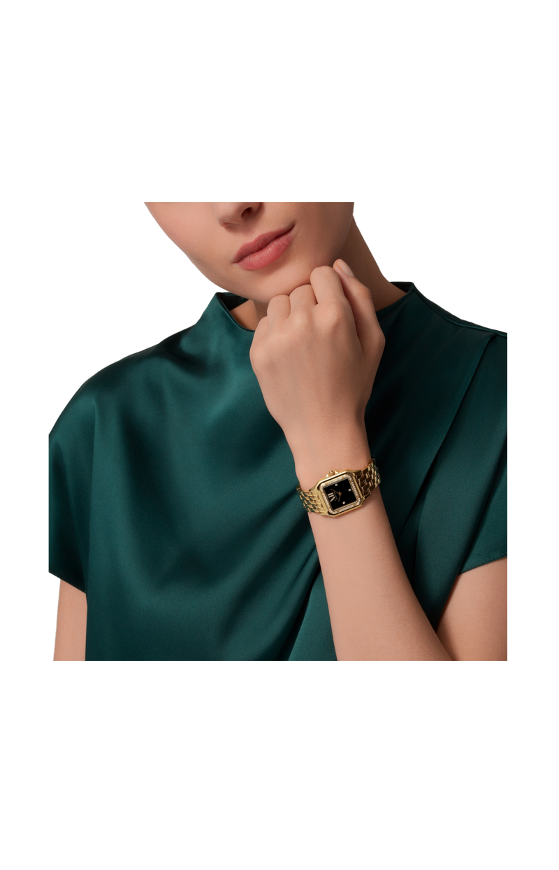 Cartier | PANTH&Egrave;RE DE CARTIER, MODELLO MEDIO, ORO GIALLO, DIAMANTI, QUARZO - WJPN0090 (4)