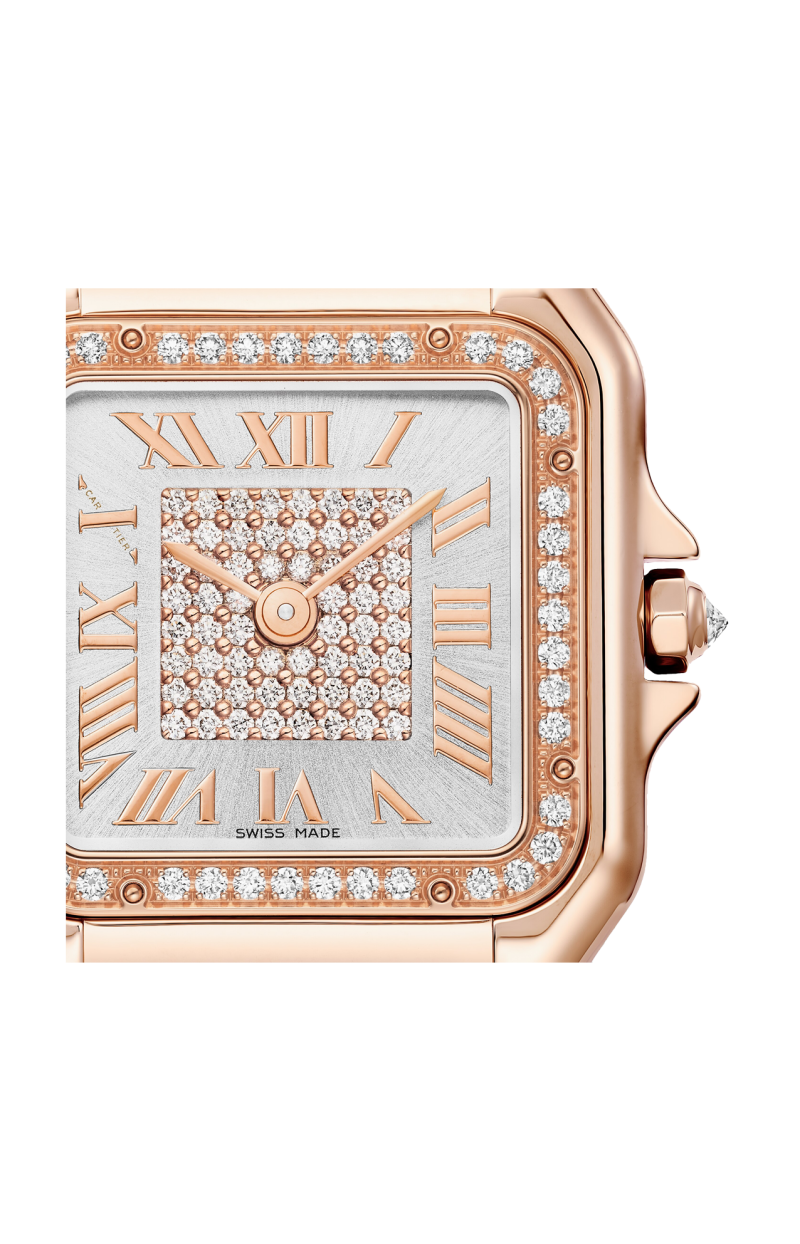 Cartier | PANTH&Egrave;RE DE CARTIER, MODELLO MEDIO, ORO ROSA, DIAMANTI, QUARZO - WJPN0092 (5)