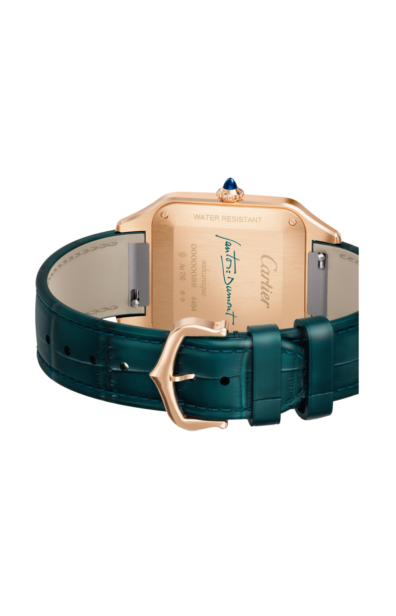 Cartier | SANTOS-DUMONT, MODELLO GRANDE, ORO ROSA, MANUALE - WGSA0098 (2)