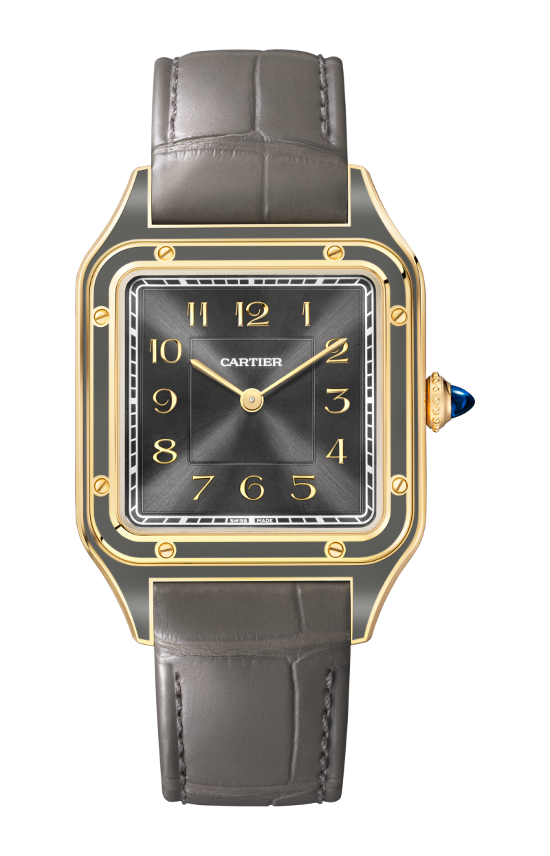 Cartier | SANTOS-DUMONT, MODELLO GRANDE, ORO ROSA, MANUALE - WGSA0097 (1)