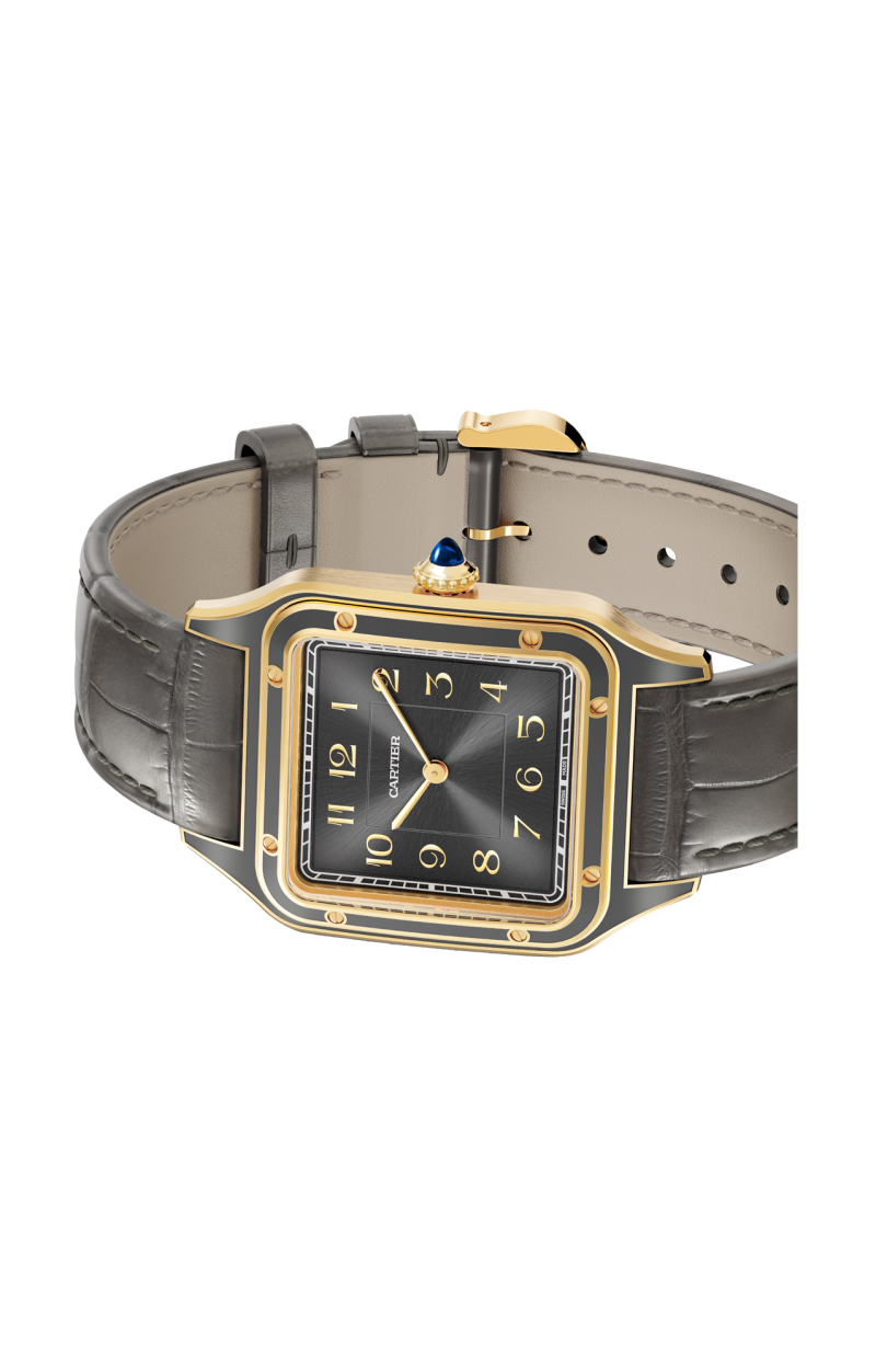 Cartier | SANTOS-DUMONT, MODELLO GRANDE, ORO ROSA, MANUALE - WGSA0097 (4)