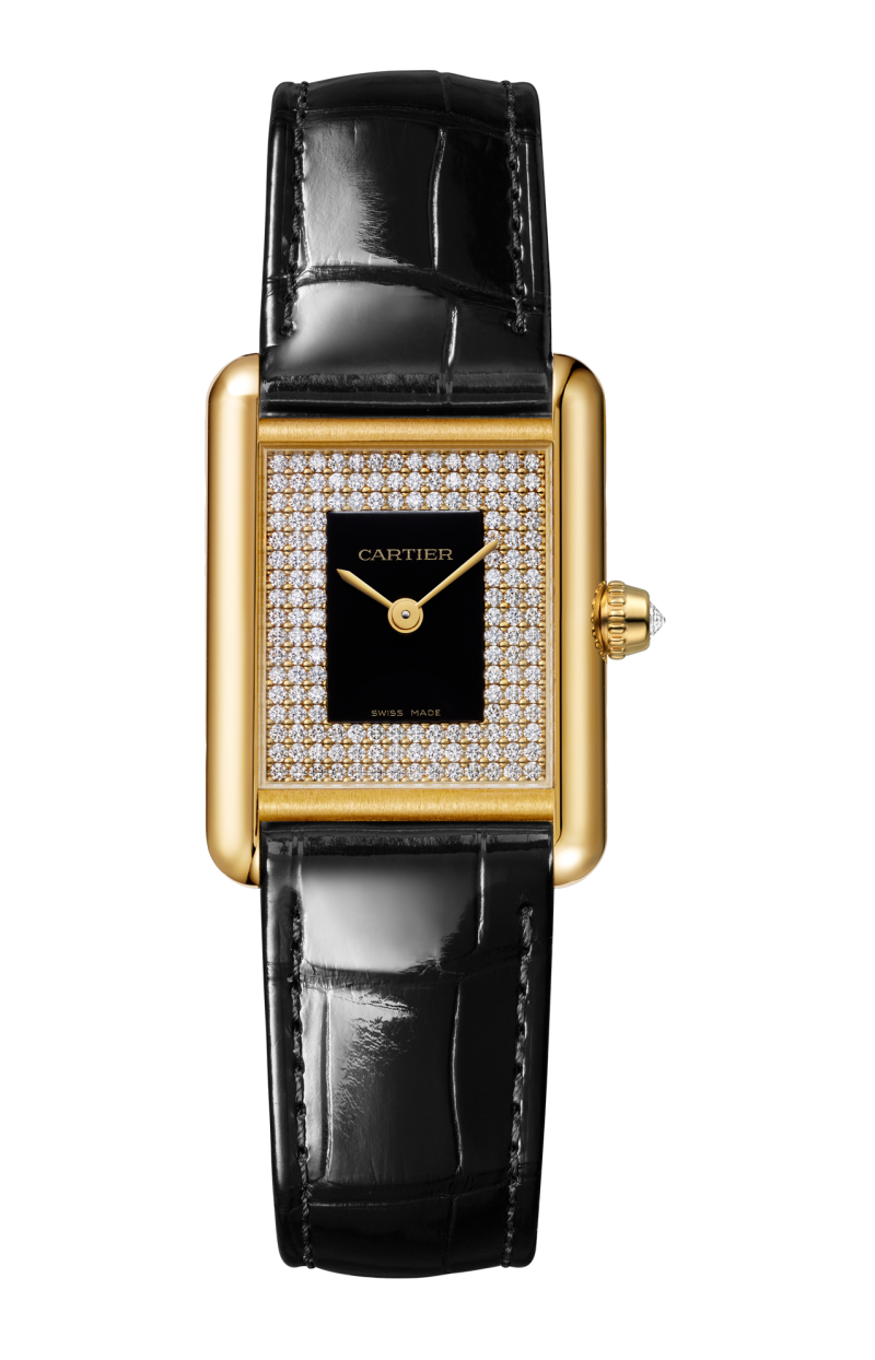 Cartier | TANK LOUIS CARTIER, MODELLO PICCOLO, ORO ROSA, DIAMANTI, QUARZO - WGTA0269 (1)