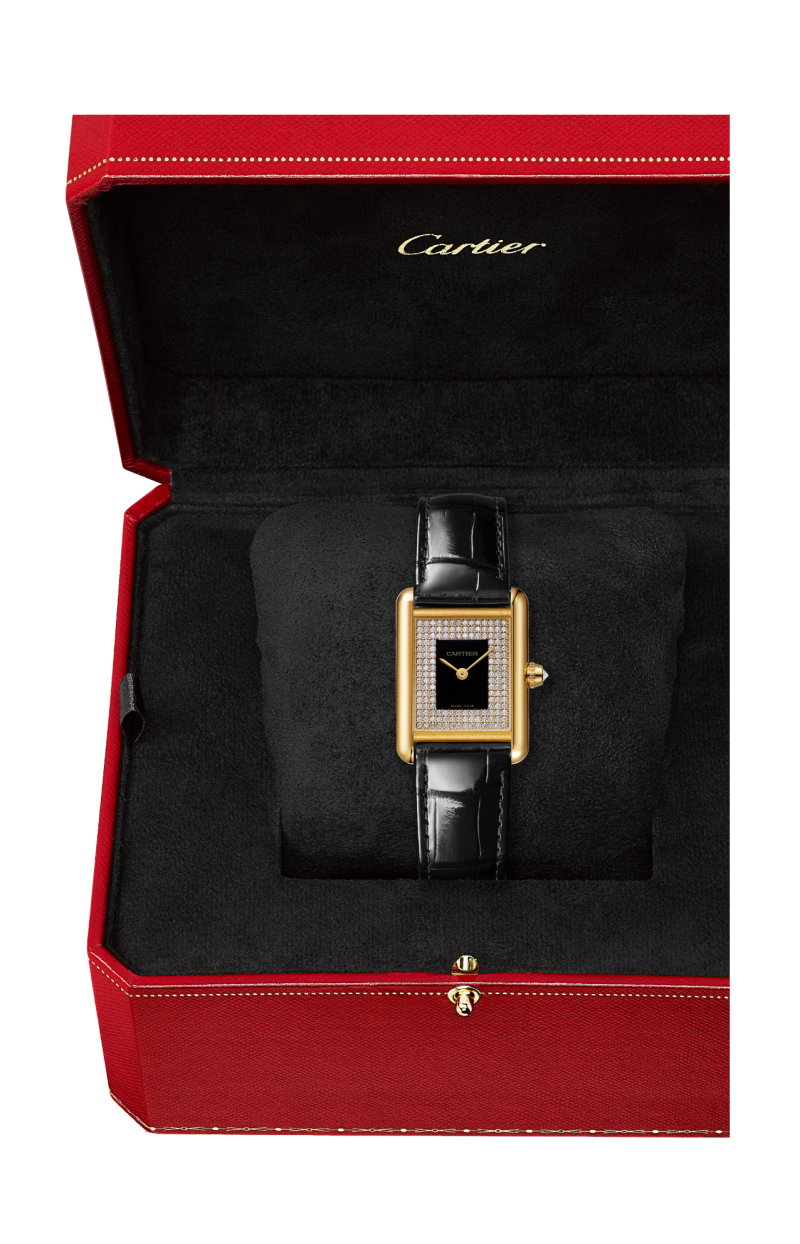 Cartier | TANK LOUIS CARTIER, MODELLO PICCOLO, ORO ROSA, DIAMANTI, QUARZO - WGTA0269 (6)