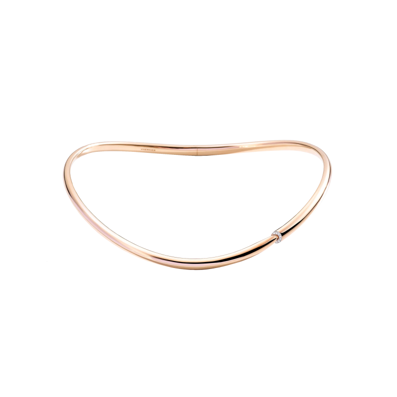 Vhernier | COLLANA CALLA THE ONE IN ORO ROSA E DIAMANTI - 0G1800CL300 (1)