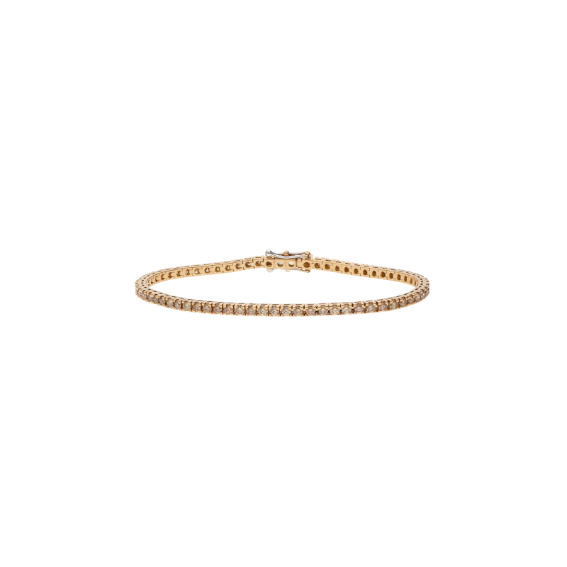 Bartorelli Italian Jewels | BRACCIALE IN ORO ROSA E DIAMANTI BROWN - 329-PRE-E (1)