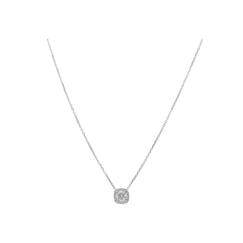 Bartorelli Italian Jewels | COLLANA IN ORO BIANCO E DIAMANTE BIANCO - 234-4503 (1)