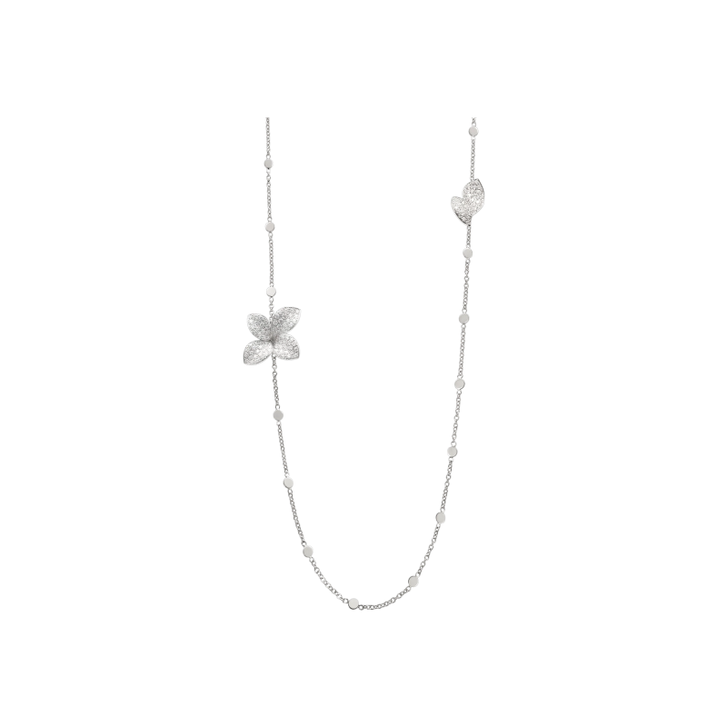 Pasquale Bruni | COLLANA GIARDINI SEGRETI OPERA NECKLACE IN ORO BIANCO E DIAMANTI - 16710B (1)