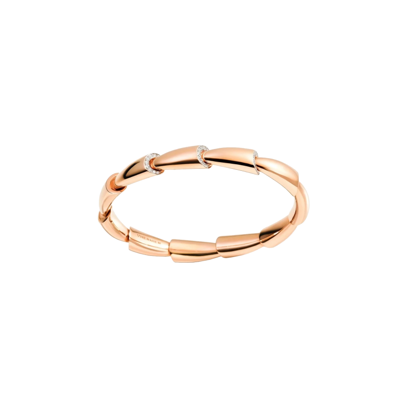 Vhernier | BRACCIALE CALLA MIDI IN ORO ROSA E DIAMANTI - 0G1652BR302 (1)