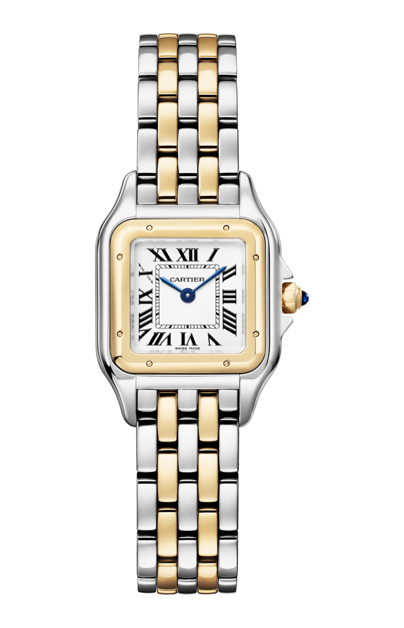 Cartier | PANTH&Egrave;RE DE CARTIER MODELLO PICCOLO, ORO GIALLO, ACCIAIO, QUARZO - W2PN0018 (1)