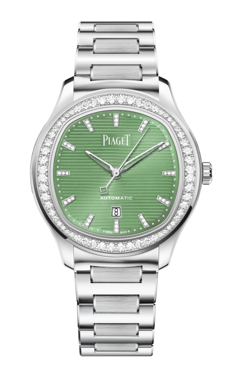 Piaget | PIAGET POLO DATE AUTOMATICO ACCIAIO DIAMANTI - G0A50022 (1)