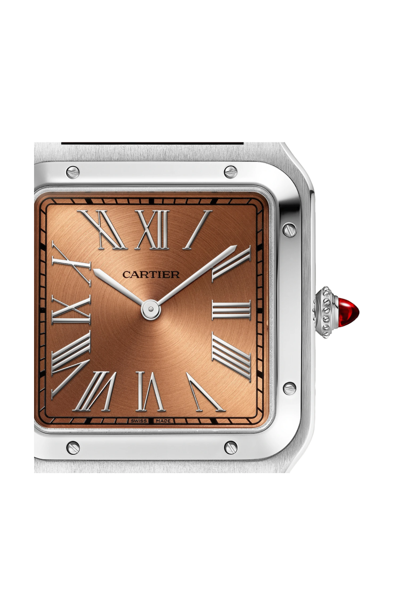 Cartier | SANTOS-DUMONT MODELLO EXTRA-LARGE, PALTINO, MANUALE - LIMITED EDITION - WGSA0113 (3)