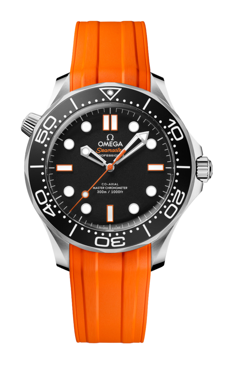Omega | SEAMASTER DIVER 300M 42 MM, ACCIAIO SU CAUCCI&Ugrave; - 210.32.42.20.01.006 (1)