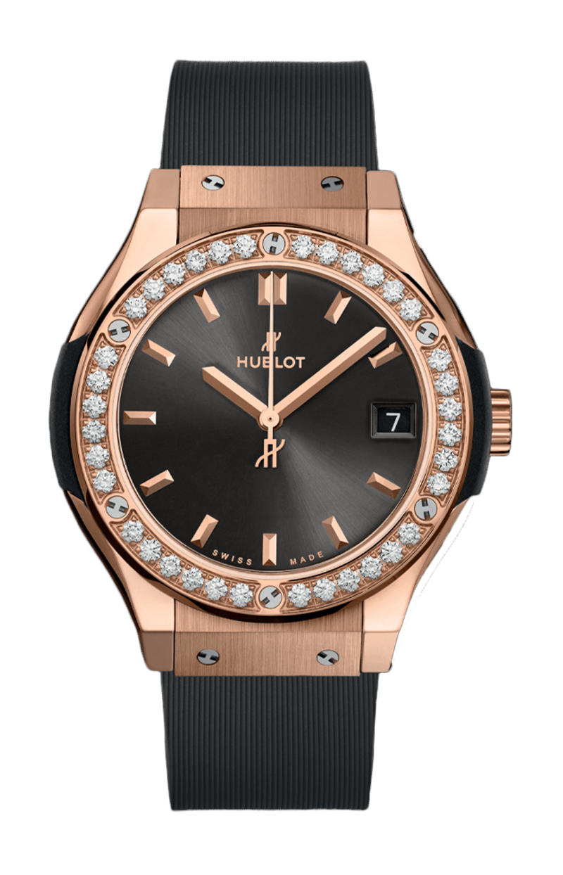 Hublot | CLASSIC FUSION RACING GREY KING GOLD DIAMONDS 33 MM - 581.OX.7081.RX.1104 (1)