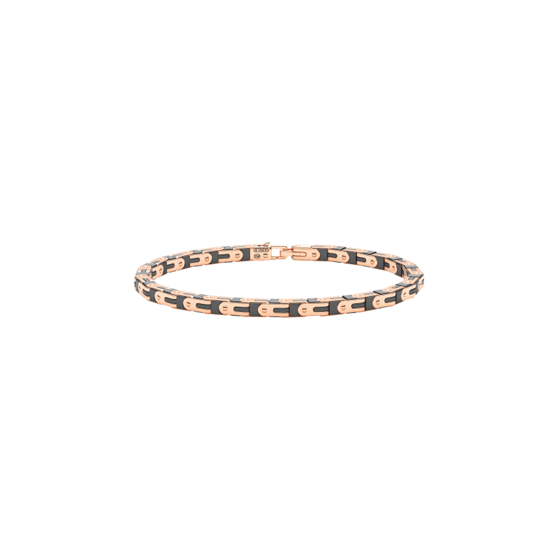 Zancan | BRACCIALE ZANCAN IN ORO 18 KT E CERAMICA NERA - KB062R-N (1)