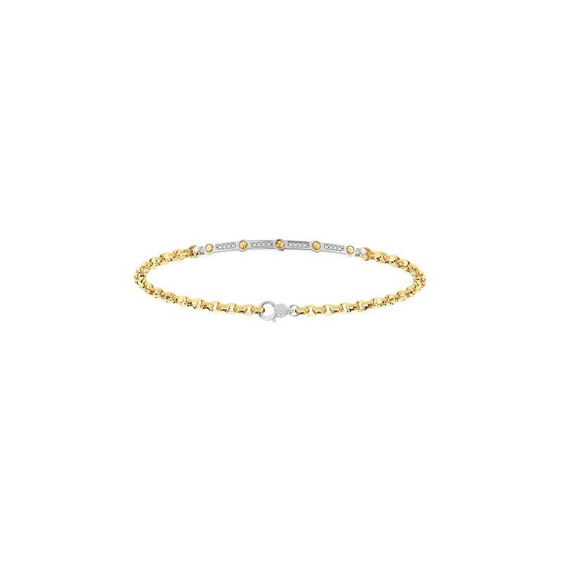 Zancan | BRACCIALE ZANCAN IN ORO 18KT E DIAMANTI - UB001GB (1)