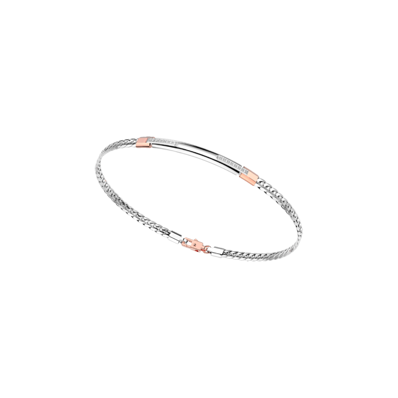 Zancan | BRACCIALE ZANCAN IN ORO BIANCO CON DIAMANTI - EB677BR (1)