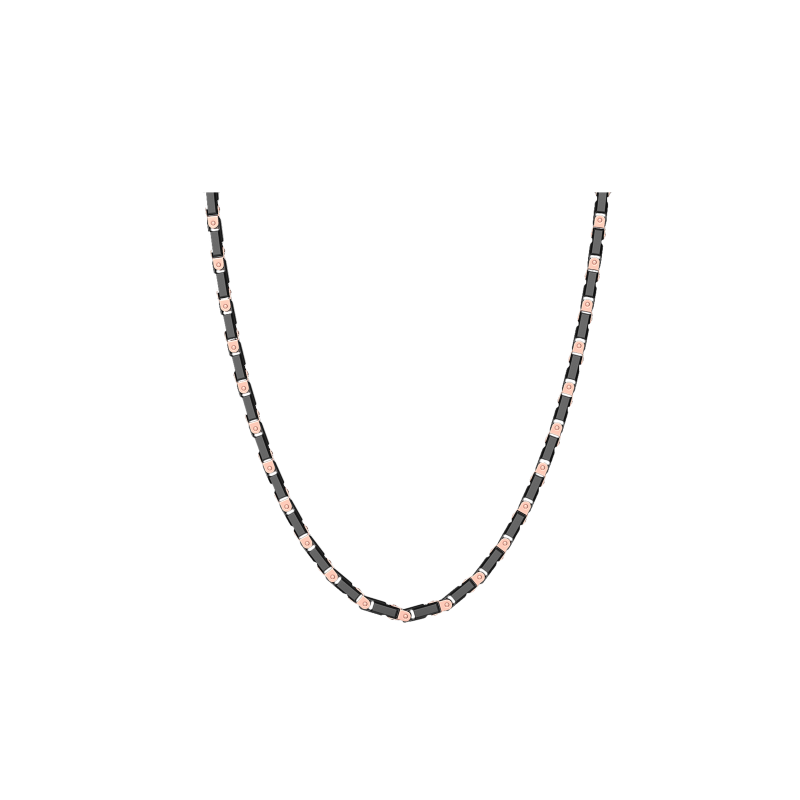 Zancan | COLLANA ZANCAN IN ORO 18KT E CERAMICA NERA - KC060R-N (1)