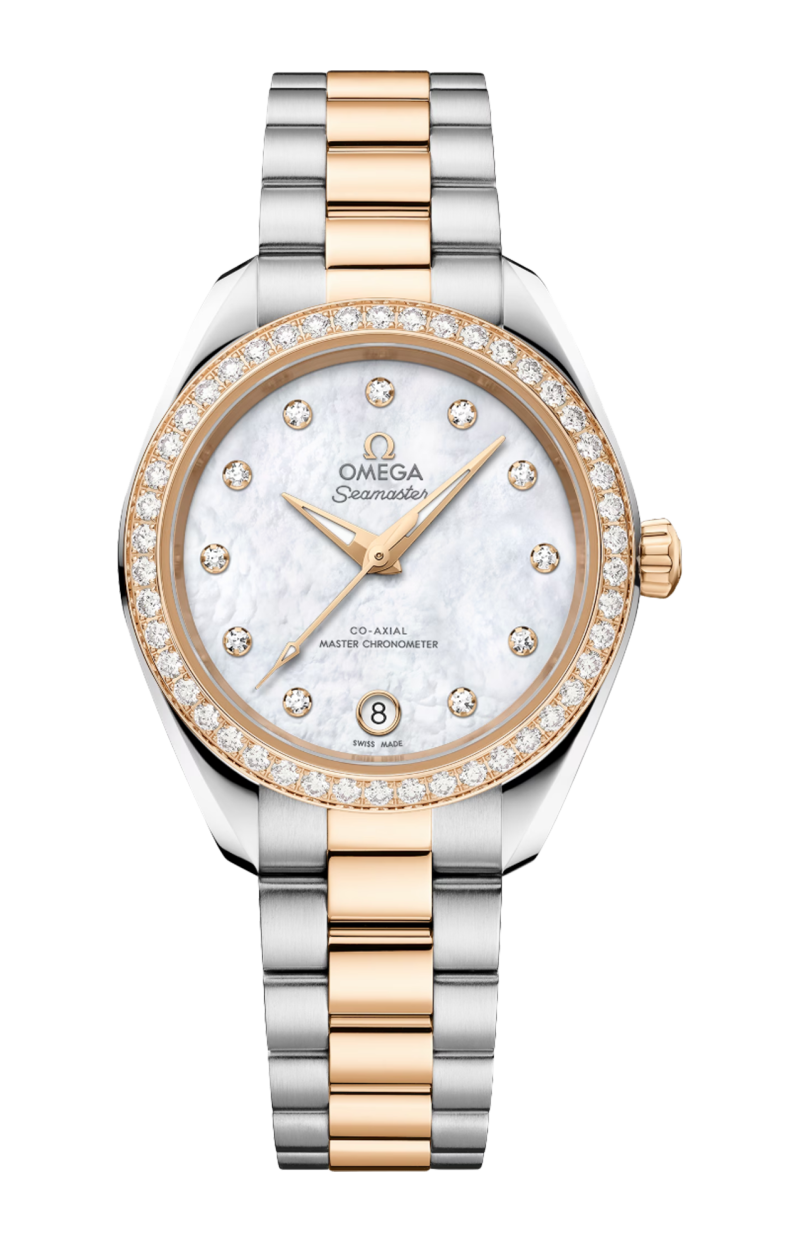 Omega | SEAMASTER AQUA TERRA 150M 30 MM, ACCIAIO-ORO MOONSHINE&trade; SU ACCIAIO-ORO MOONSHINE&trade; - 220.25.30.20.55.001 (1)