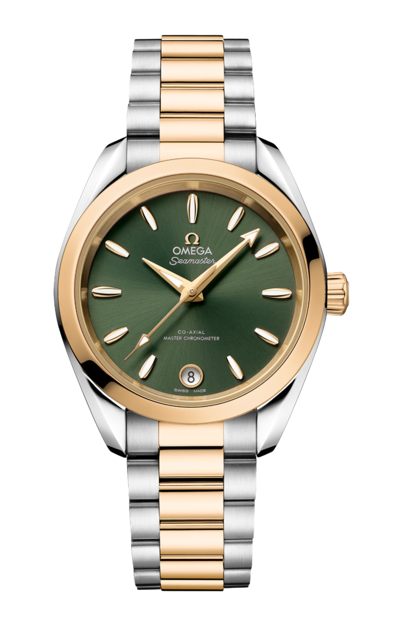 Omega | SEAMASTER AQUA TERRA SHADES 34 MM, ACCIAIO-ORO MOONSHINE&trade; SU ACCIAIO-ORO MOONSHINE&trade; - 220.20.34.20.10.002 (1)